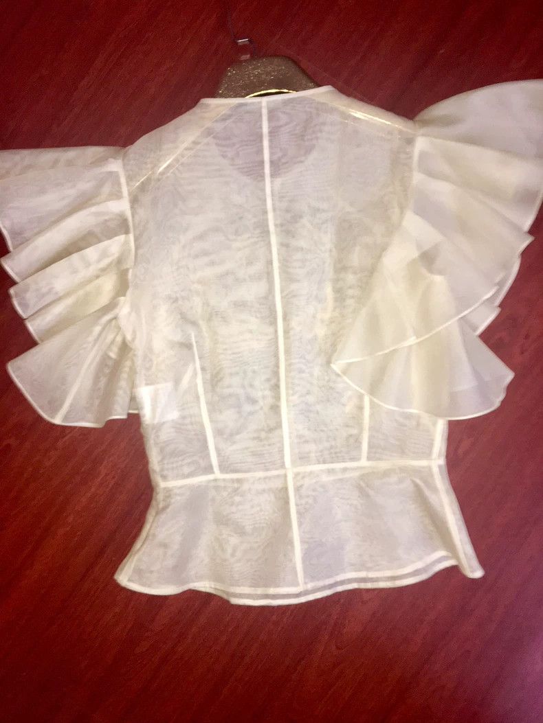 Alexander McQueen Alexander McQUEEN size 38 Butterfly sleeve short sleeved t Size S / US 4 / IT 40 - 2 Thumbnail