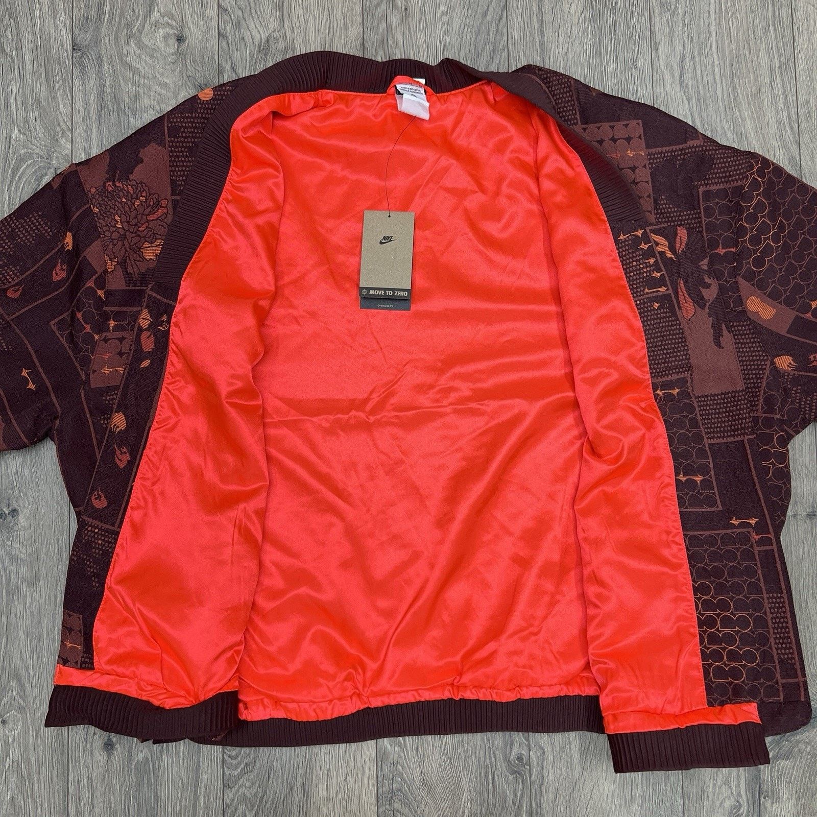 Nike Nike Naomi Osaka Jacket Size XL Womens Jacquard Burgundy Size XL / US 12-14 / IT 48-50 - 14 Thumbnail