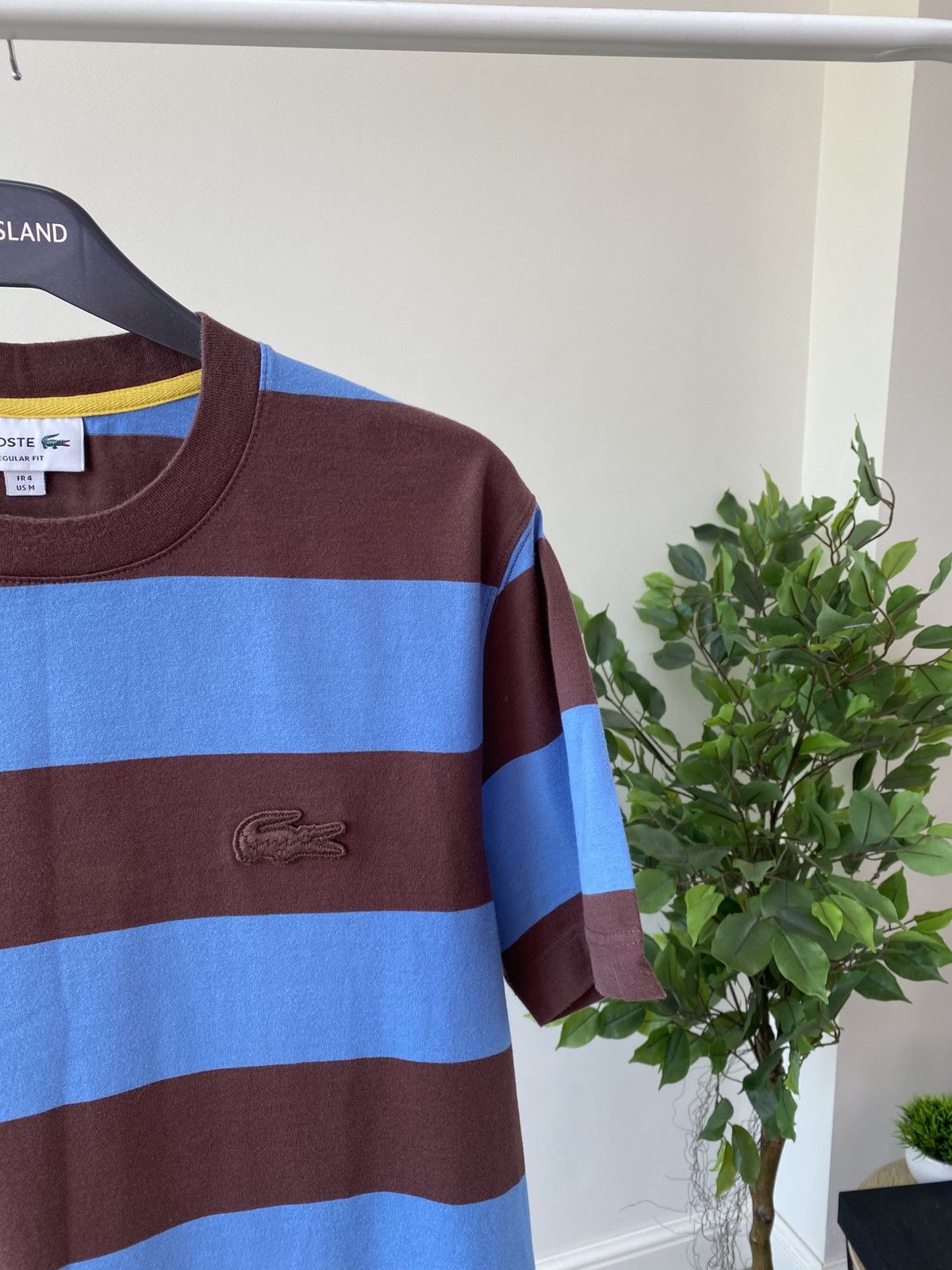 Lacoste × Vintage Vintage Lacoste Fit Striped Cotton T-Shirt Size US M / EU 48-50 / 2 - 5 Thumbnail