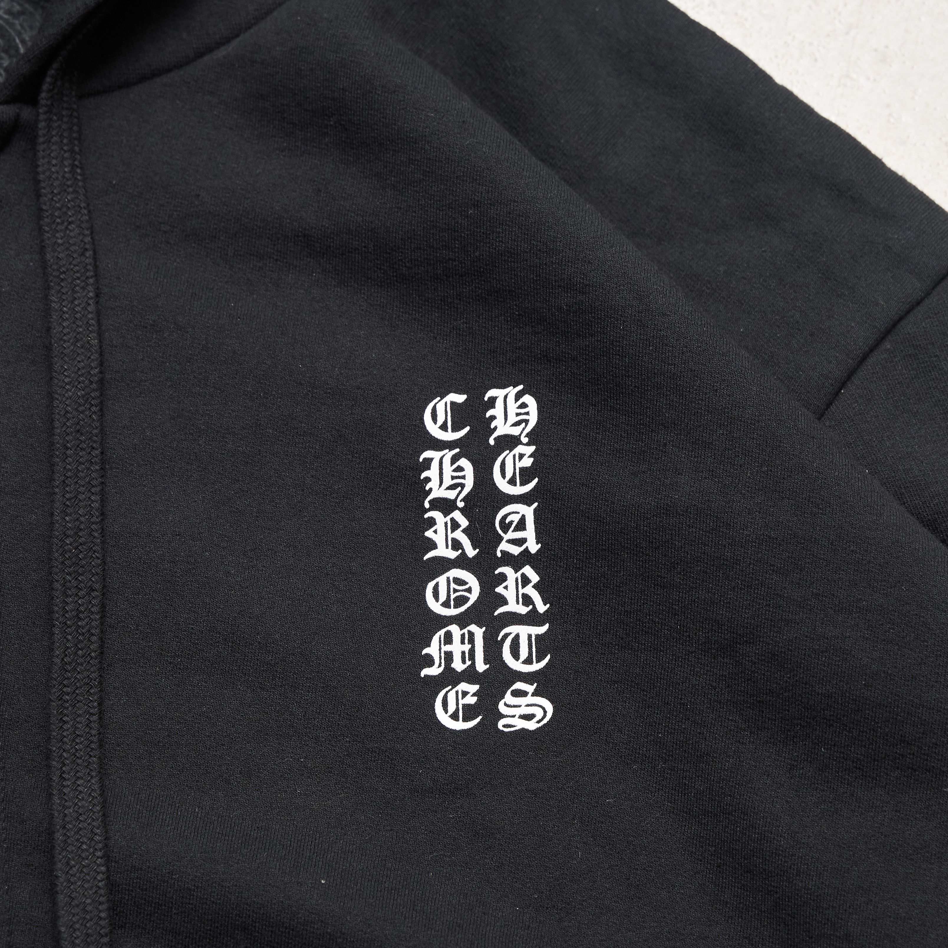 Chrome Hearts CHROME HEARTS Fleece Zip Hoodie BLACK Size US XL / EU 56 / 4 - 6 Thumbnail