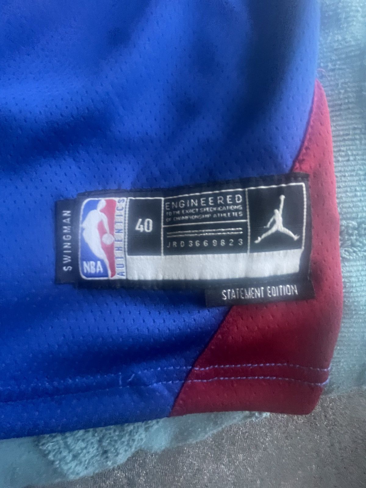 NBA Russel Westbrook statement Jersey Size US M / EU 48-50 / 2 - 3 Thumbnail