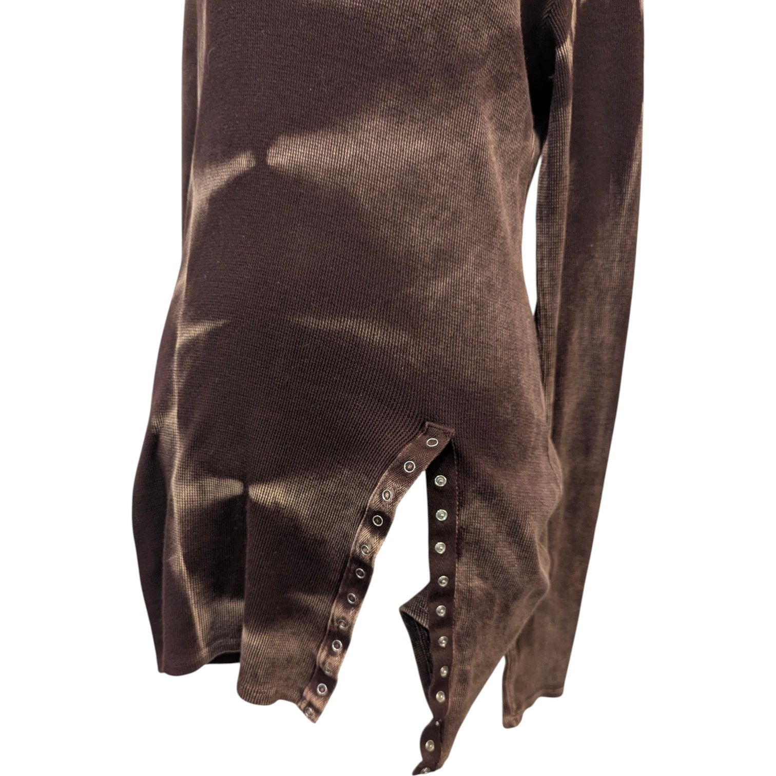 Other Urban X Brown Waffle Two Tone Thermal Top Large Size L / US 10 / IT 46 - 4 Thumbnail