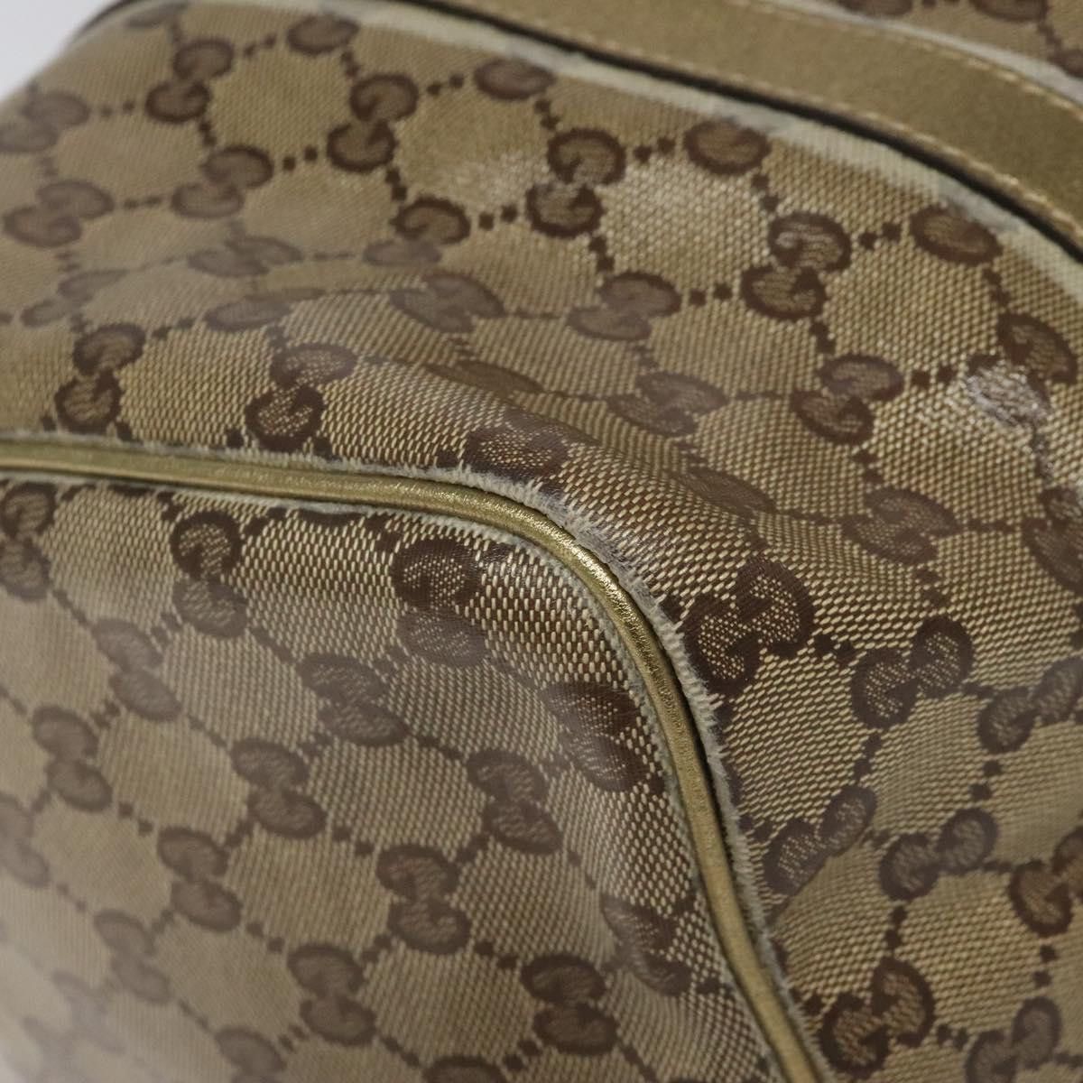 Gucci GUCCI GG Crystal Boston Bag Beige Size ONE SIZE - 11 Thumbnail