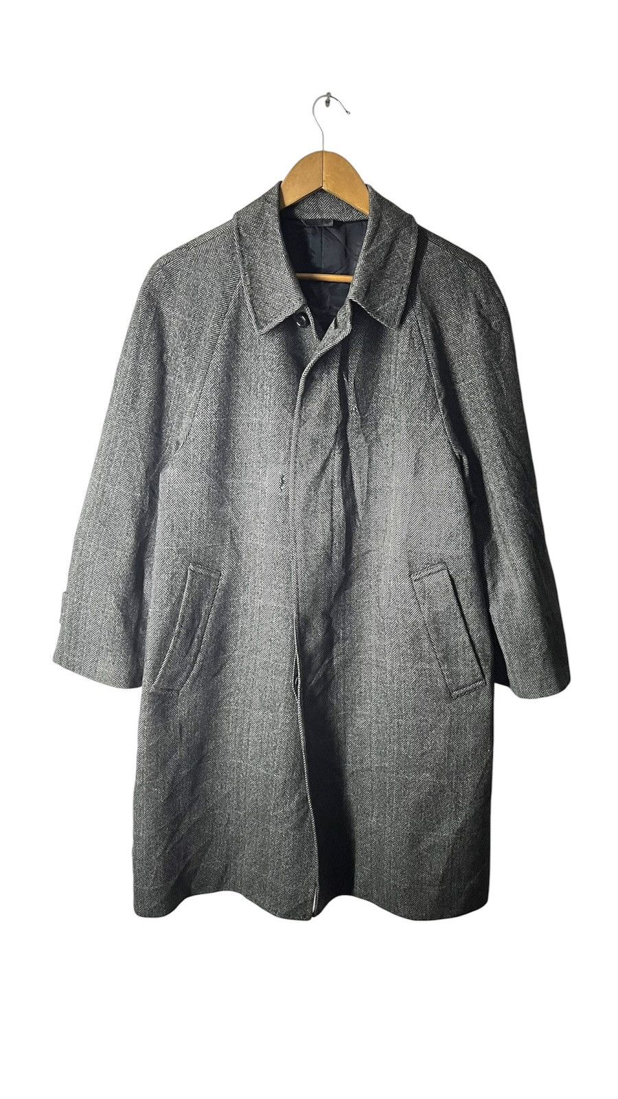 Hardy Amies HARDY AMIES CASHMERE LONG COAT WOOL PARKA JACKET Size US M / EU 48-50 / 2 - 1 Thumbnail