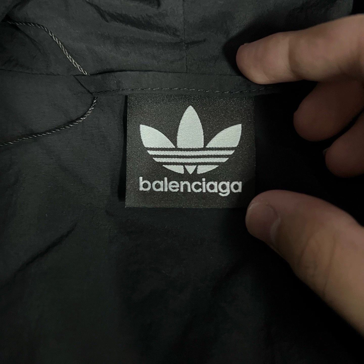Balenciaga Balenciaga adidas black embroidered logo jacket Size US XXS / EU 40 - 8 Thumbnail