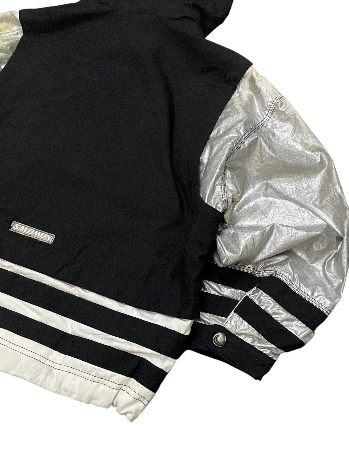 Salomon Vintage Salomon Astro Reflective Silver Coated Boxy Jacket Size US M / EU 48-50 / 2 - 15 Thumbnail