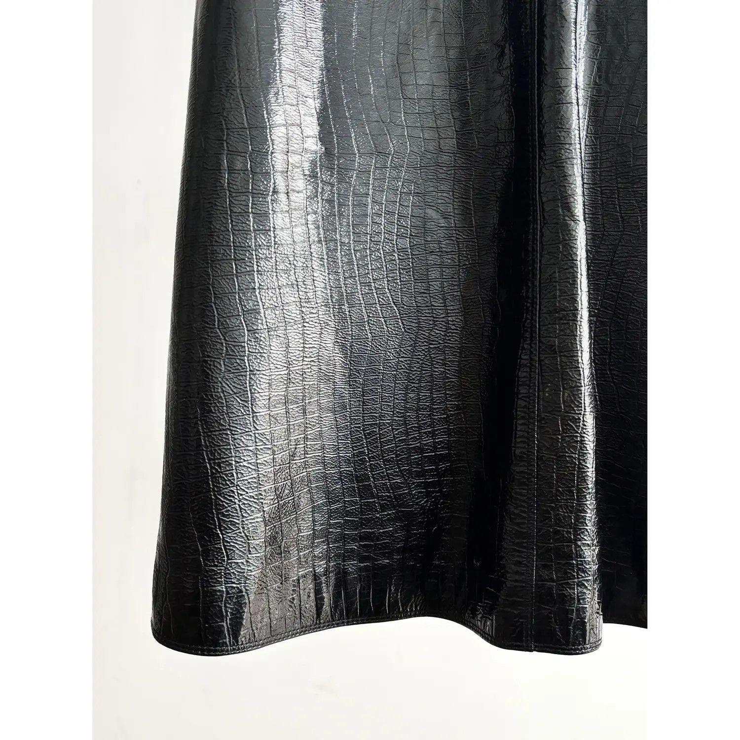 Versace × Vintage Versace Leather Dress FW 1994 Runaway Python Midi Size S / US 4 / IT 40 - 5 Thumbnail