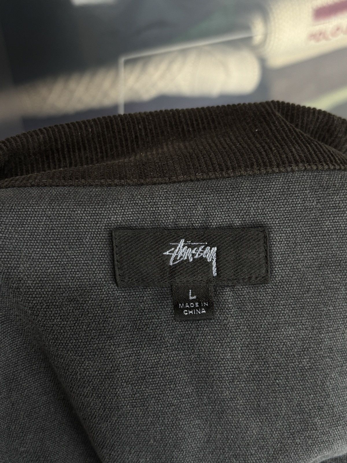 Stussy Vintage Stussy Japan Zip Up Dark Grey Denim Jacket Size US L / EU 52-54 / 3 - 9 Thumbnail