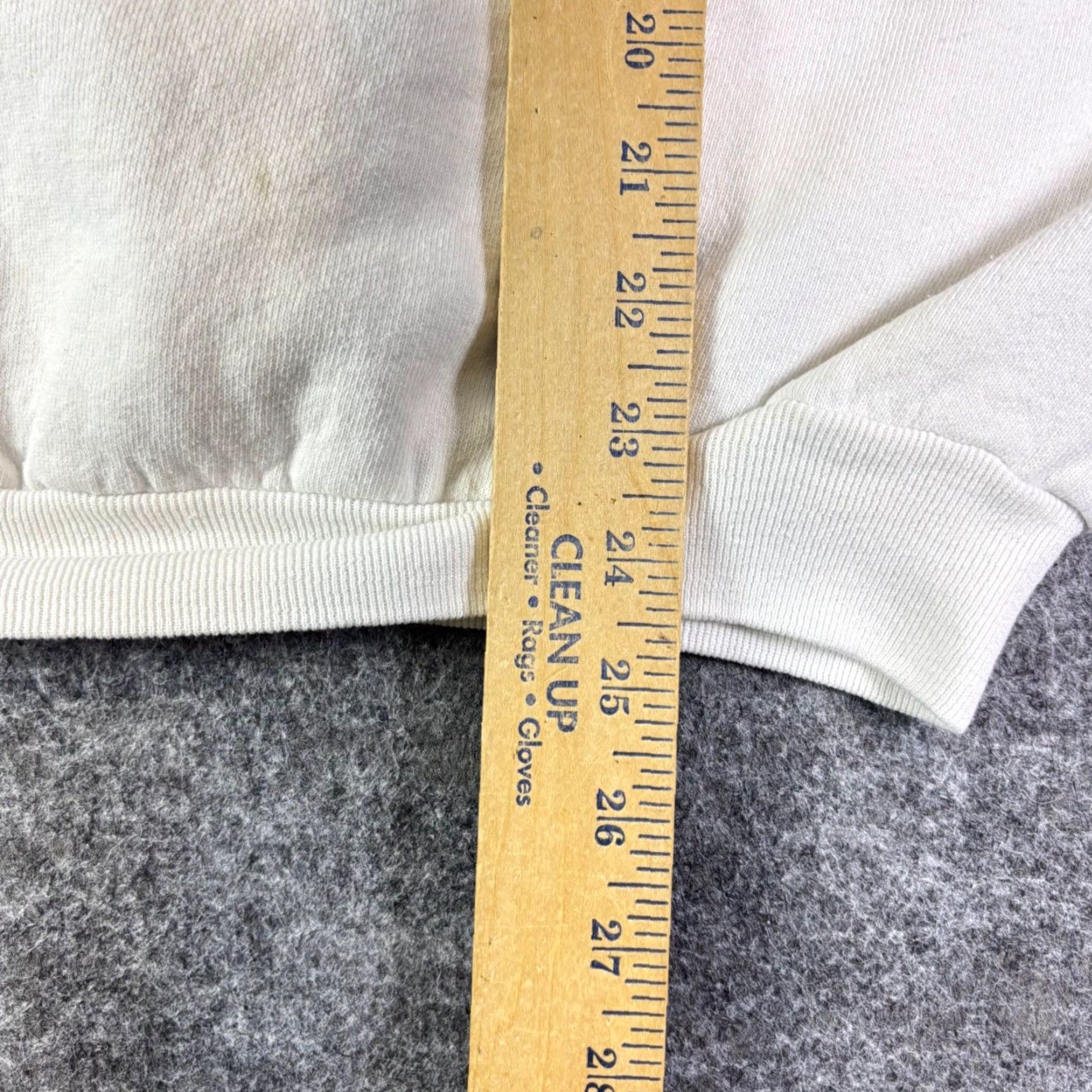 Vintage VINTAGE White Raglan Sleeve Sweatshirt Basic Crewneck Pullover 90s USA Large Size US L / EU 52-54 / 3 - 4 Thumbnail