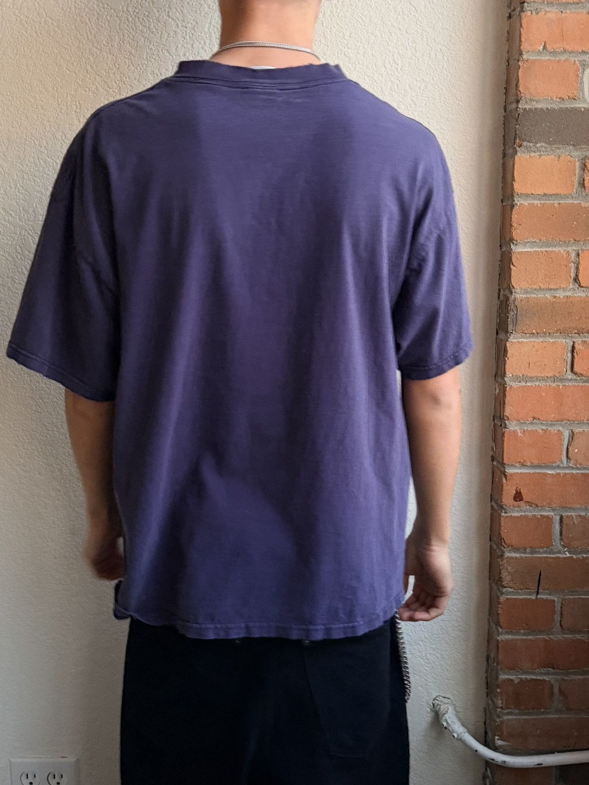 Vintage Vintage Blank T Shirt Size US XL / EU 56 / 4 - 2 Thumbnail
