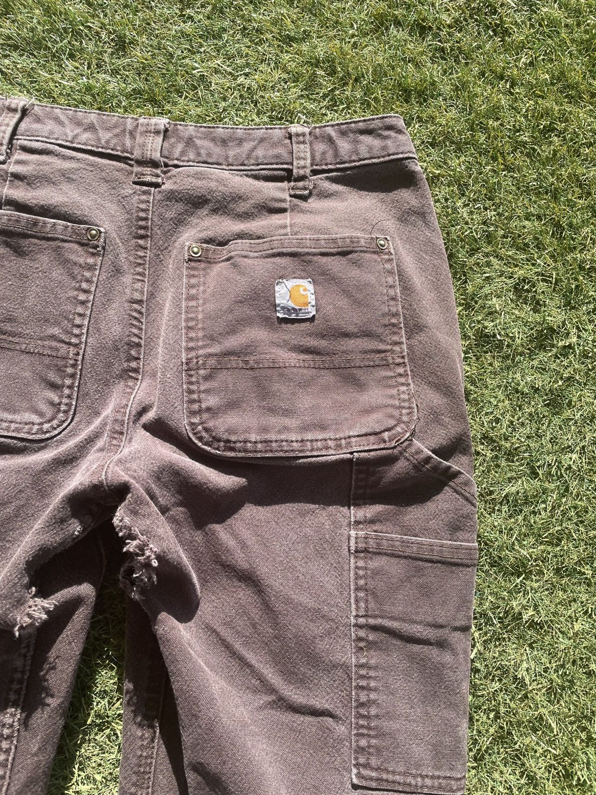Carhartt Vintage Carhartt brown double knees pants women’s size 8 Size 30" / US 8 / IT 44 - 8 Thumbnail