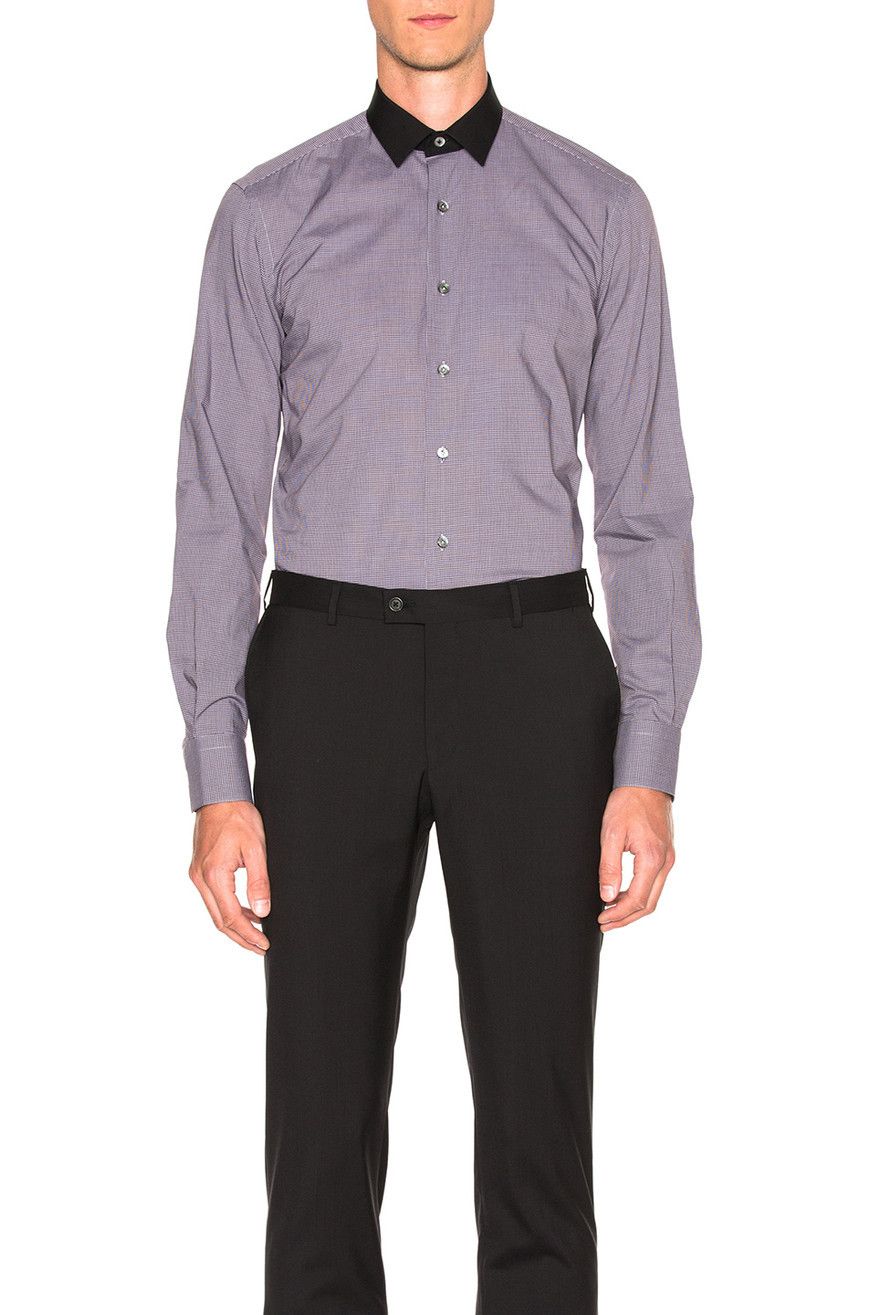 Lanvin LANVIN CONTRAST COLLAR SHIRT Size US S / EU 44-46 / 1 - 5 Thumbnail