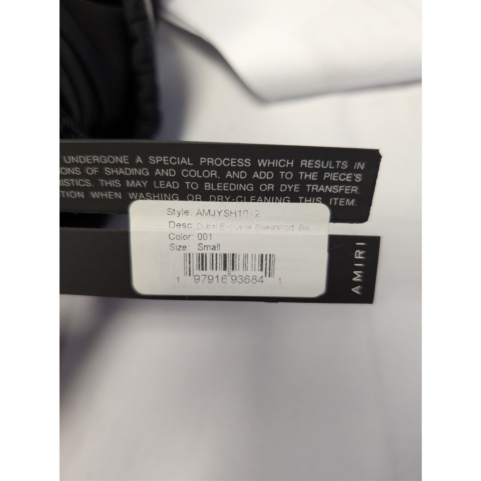 Amiri o1rshd1 Dubai Exclusive Sweatshort in Black Size US 30 / EU 46 - 20 Thumbnail