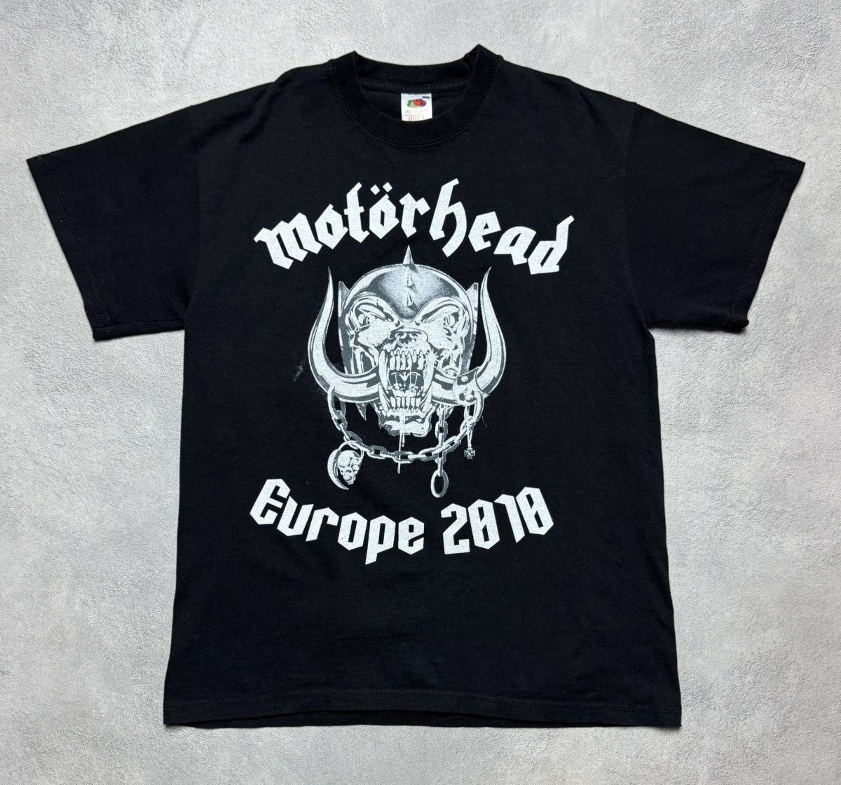 Fruit Of The Loom Motorhead European Tour 2010 Band T-Shirt Double-Sided Print Size US M / EU 48-50 / 2 - 1 Thumbnail
