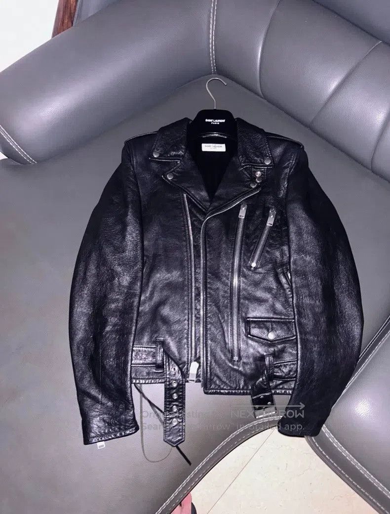 Saint Laurent Paris Saint Laurent Paris Blood tooth leather jacket Size US M / EU 48-50 / 2 - 3 Thumbnail