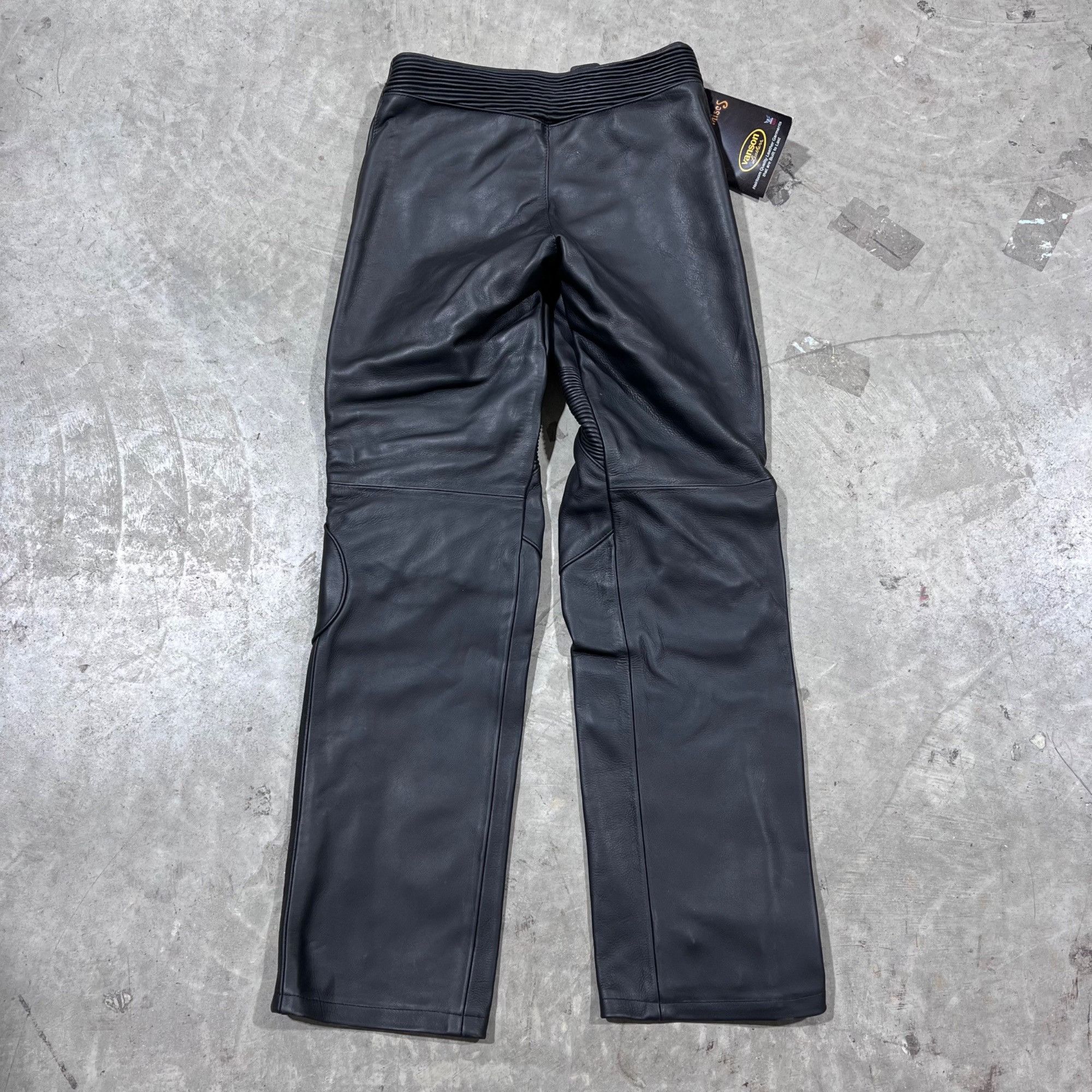 $895 NWT HARLEY DAVIDSON WOMEN'S LEATHER MOTO TROUSER PANT 4