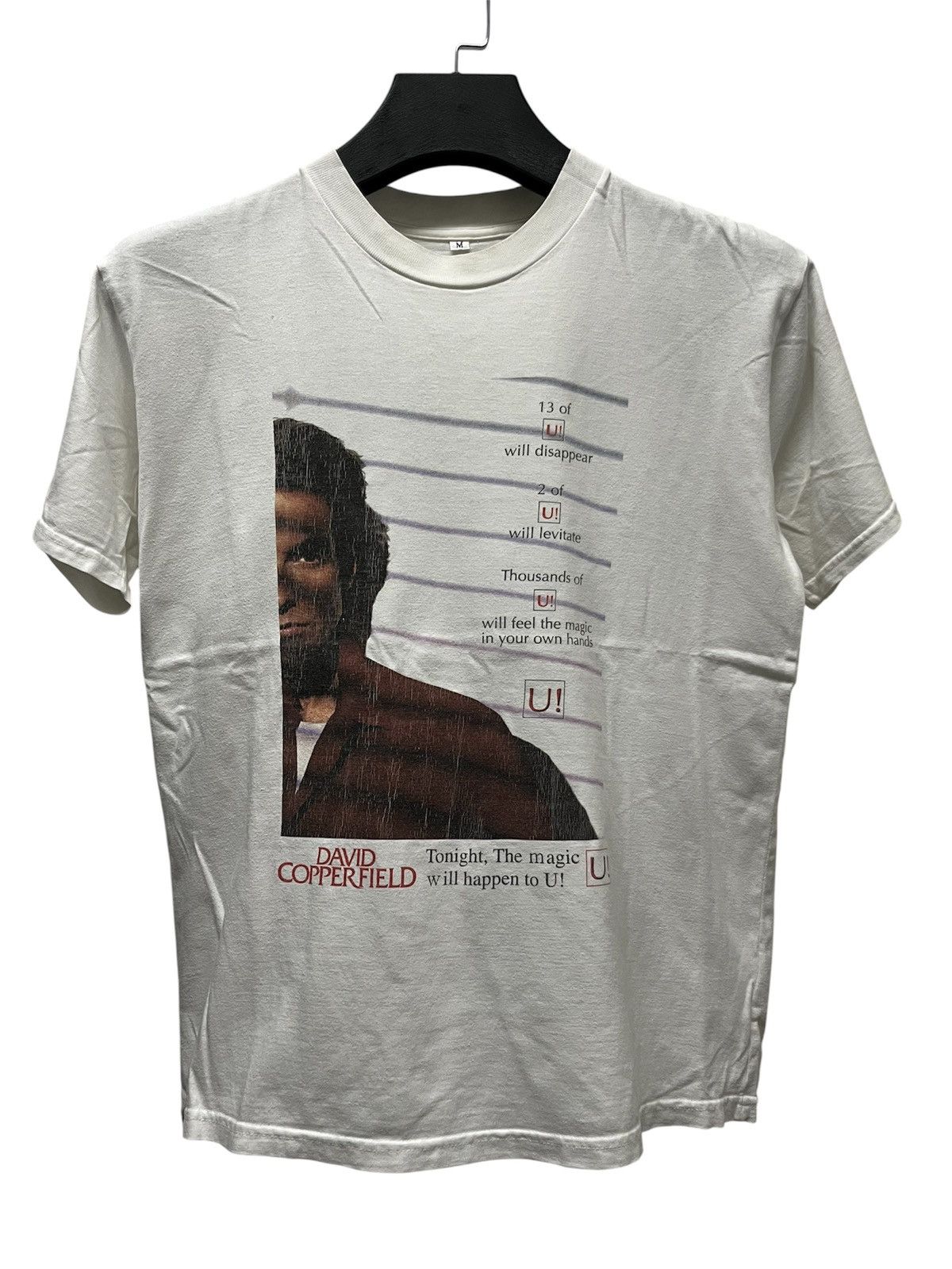 Vintage Vintage 90s David Copperfield Magician Show Promo T-Shirt Size US M / EU 48-50 / 2 - 1 Thumbnail