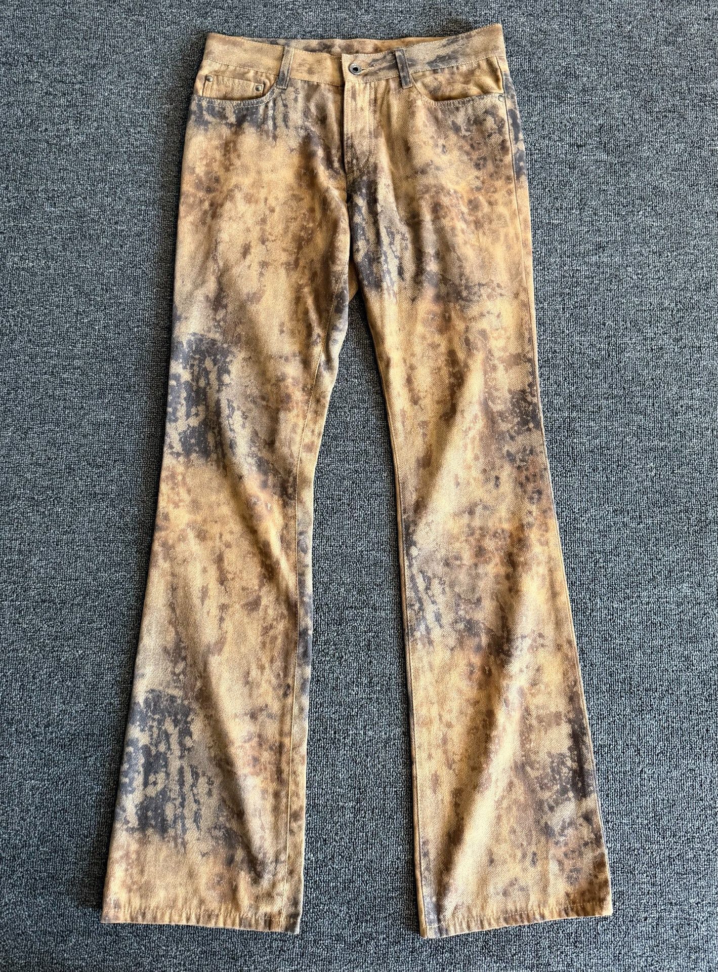 Other 5351 Pour Les Hommes Eroded Orange Pants Size US 26 / EU 42 - 1 Thumbnail