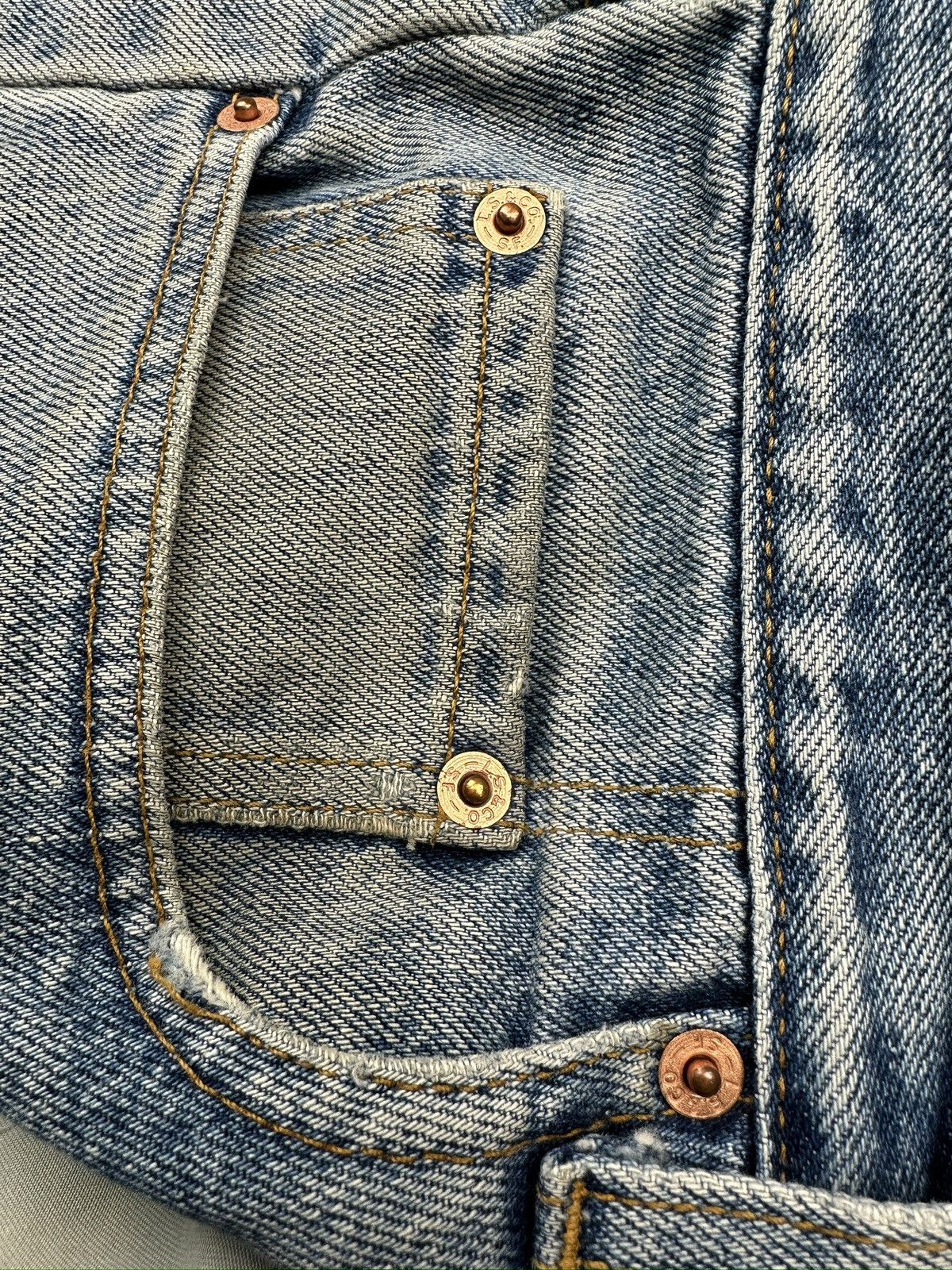 Levi's Vintage Levi's 618 Orange Tab Distressed Jeans Ripped Denim Size US 34 / EU 50 - 18 Thumbnail