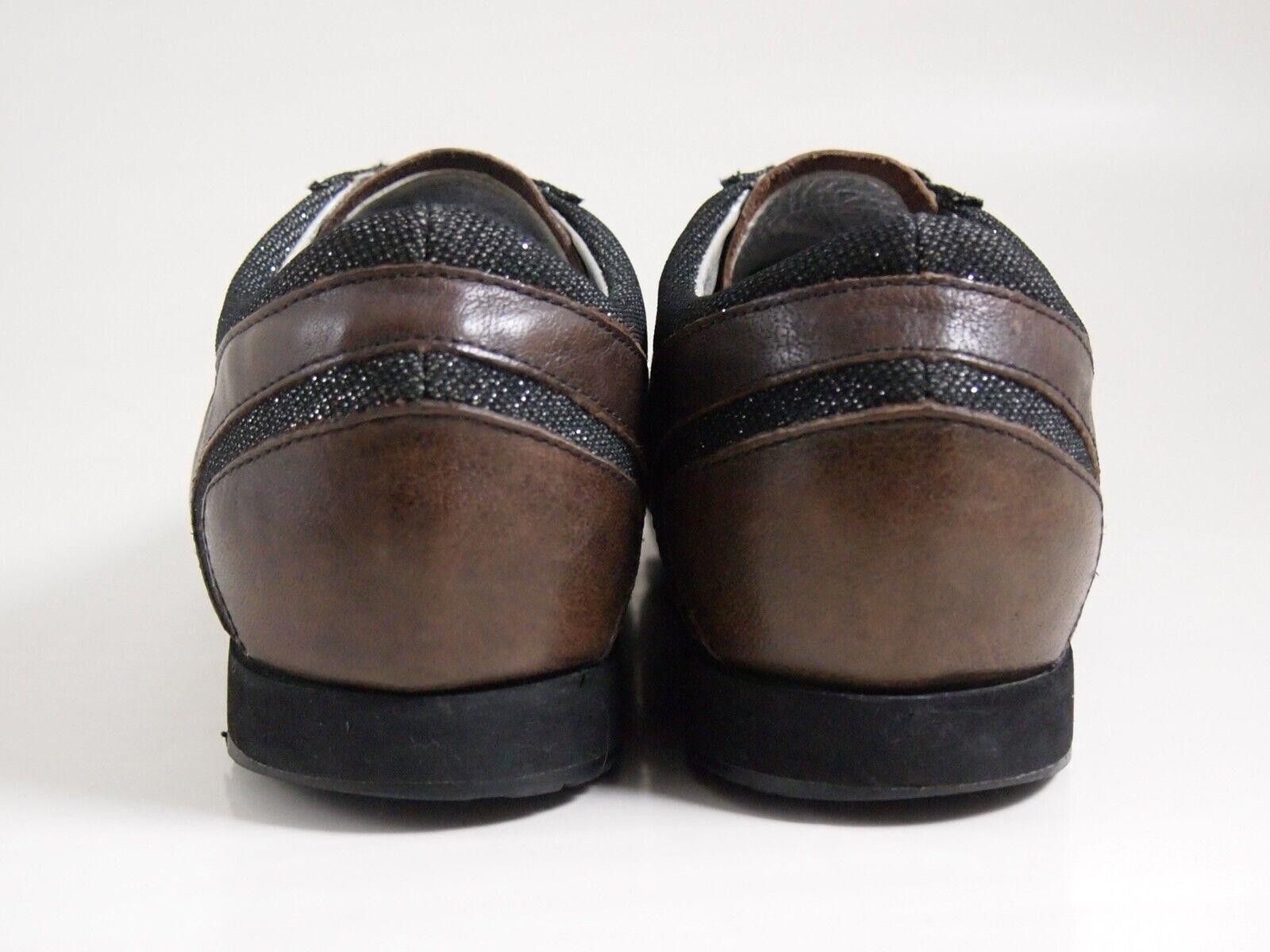 Dolce & Gabbana Dolce Gabbana Sneakers Brown Suede Black Canvas US 10 EU 43 Size US 10 / EU 43 - 7 Thumbnail