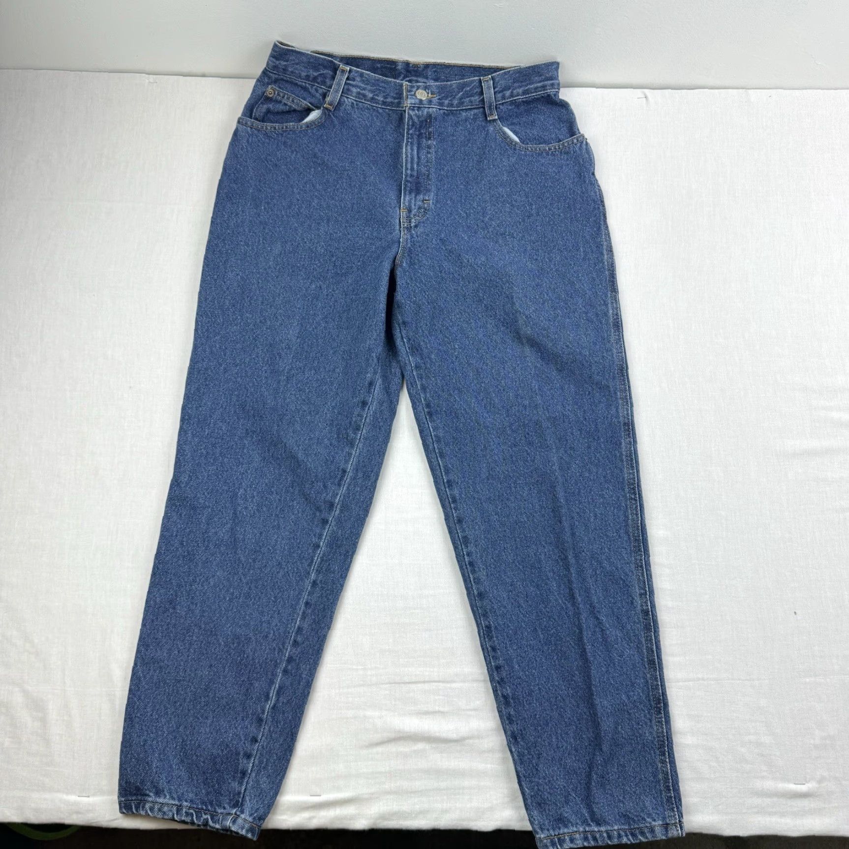 Vintage VINTAGE Gitano Jeans Womens 14 Petite Blue Mom Jeans High Waist 90s Grunge Y2K Jeans Womens 14 Petite Blue 90s Mom Gitano Size 36" / US 14 / IT 50 - 2 Thumbnail