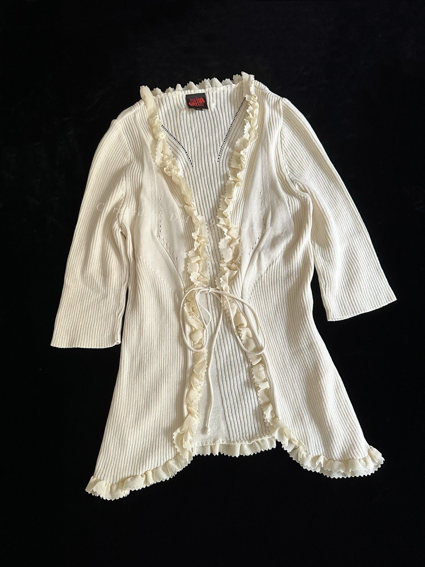 Jean Paul Gaultier Jean Paul Gaultier Vintage Lace Knit Cardigan Size S / US 4 / IT 40 - 1 Thumbnail