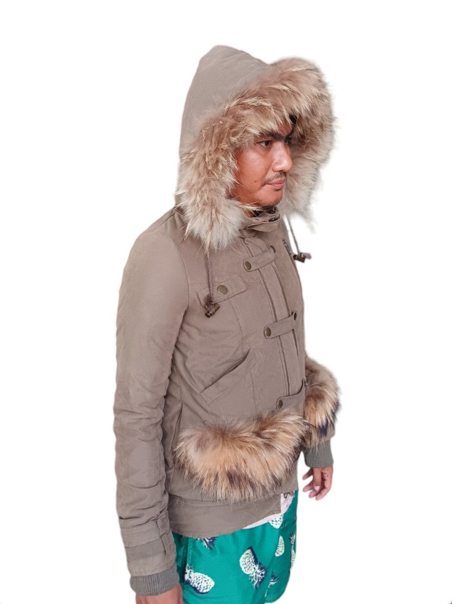 Murua fur racoon hoodie ifsixwasnine style jkt
