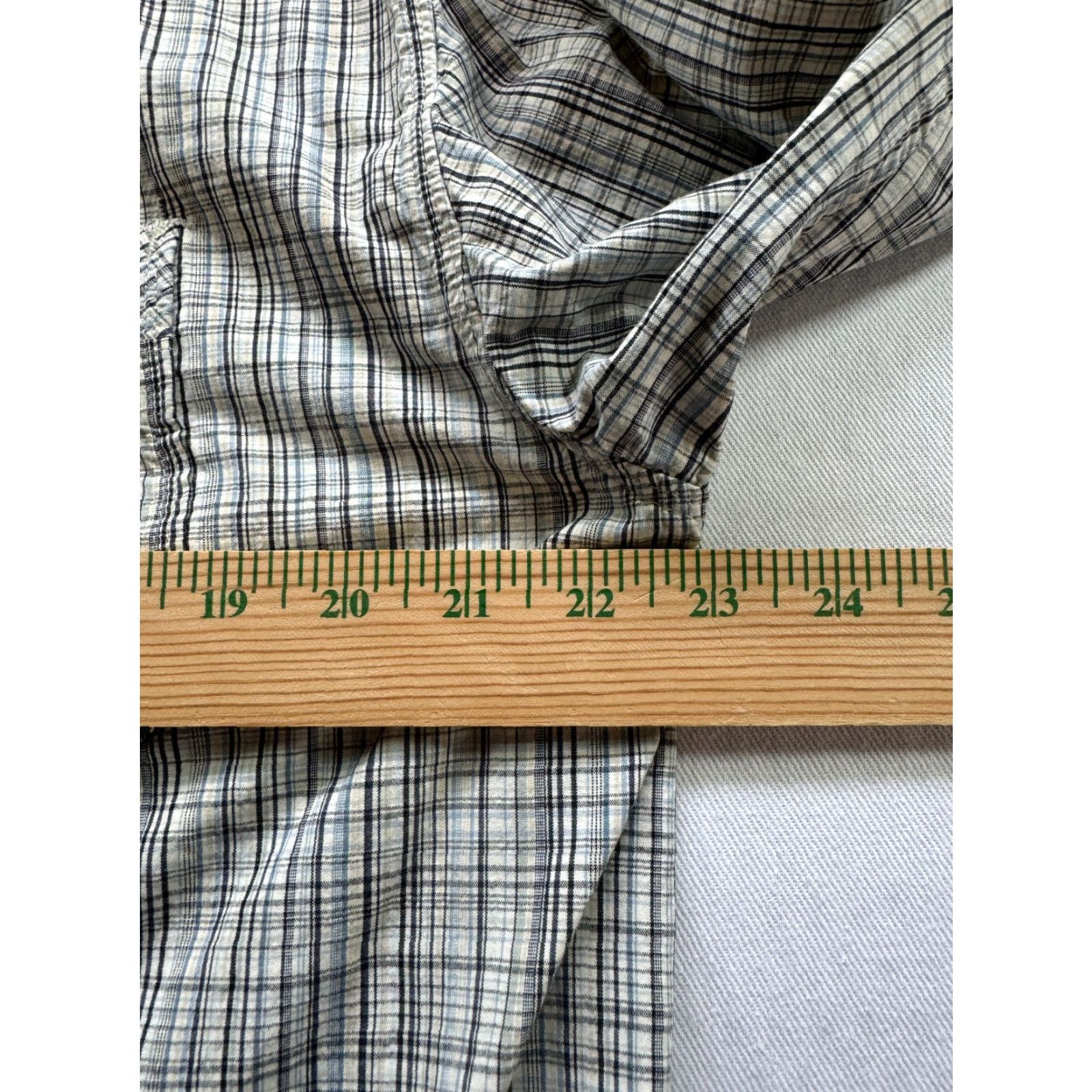The North Face The North Face Mens Large Long Sleeve Button Up Striped 100% Cotton Shirt Blue 2002 Size US L / EU 52-54 / 3 - 5 Thumbnail