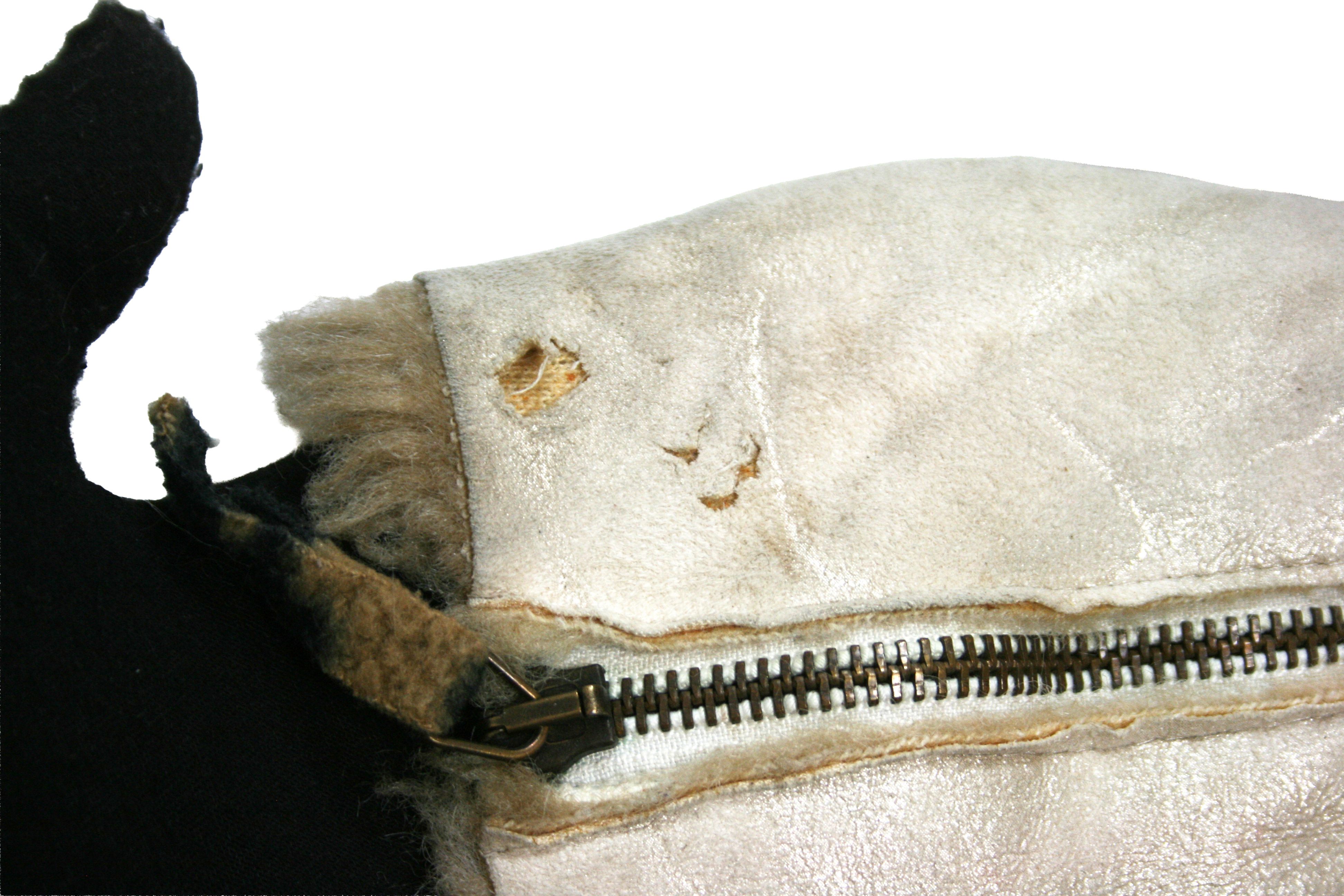 Japanese Brand Avant Garde 90S Faux Fur Y2K Side Zip Jacket Vintage Size M / US 6-8 / IT 42-44 - 11 Thumbnail