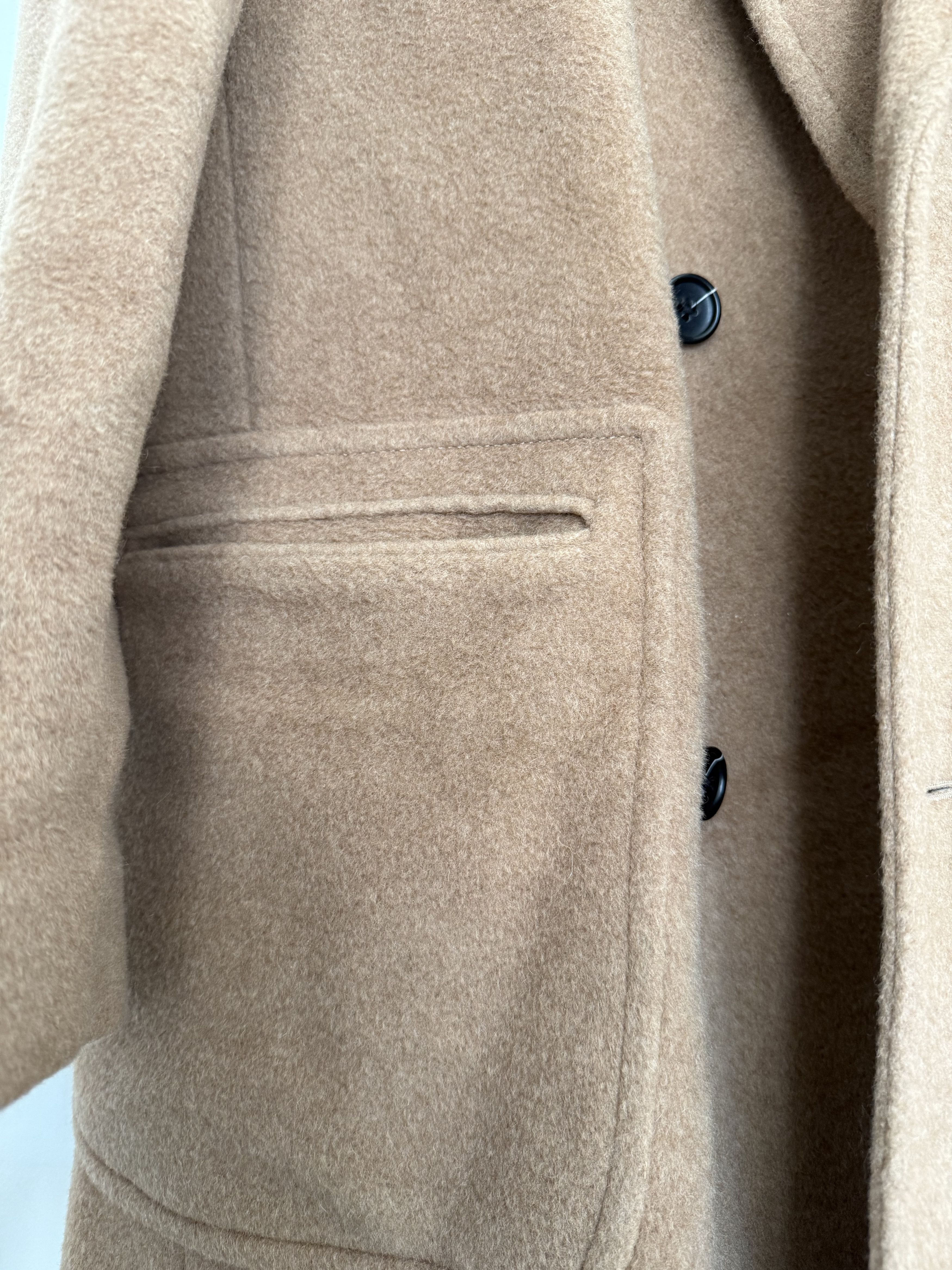 Club Monaco Club Monaco Camel Hair Double Breasted Polo Coat Size US M / EU 48-50 / 2 - 6 Thumbnail