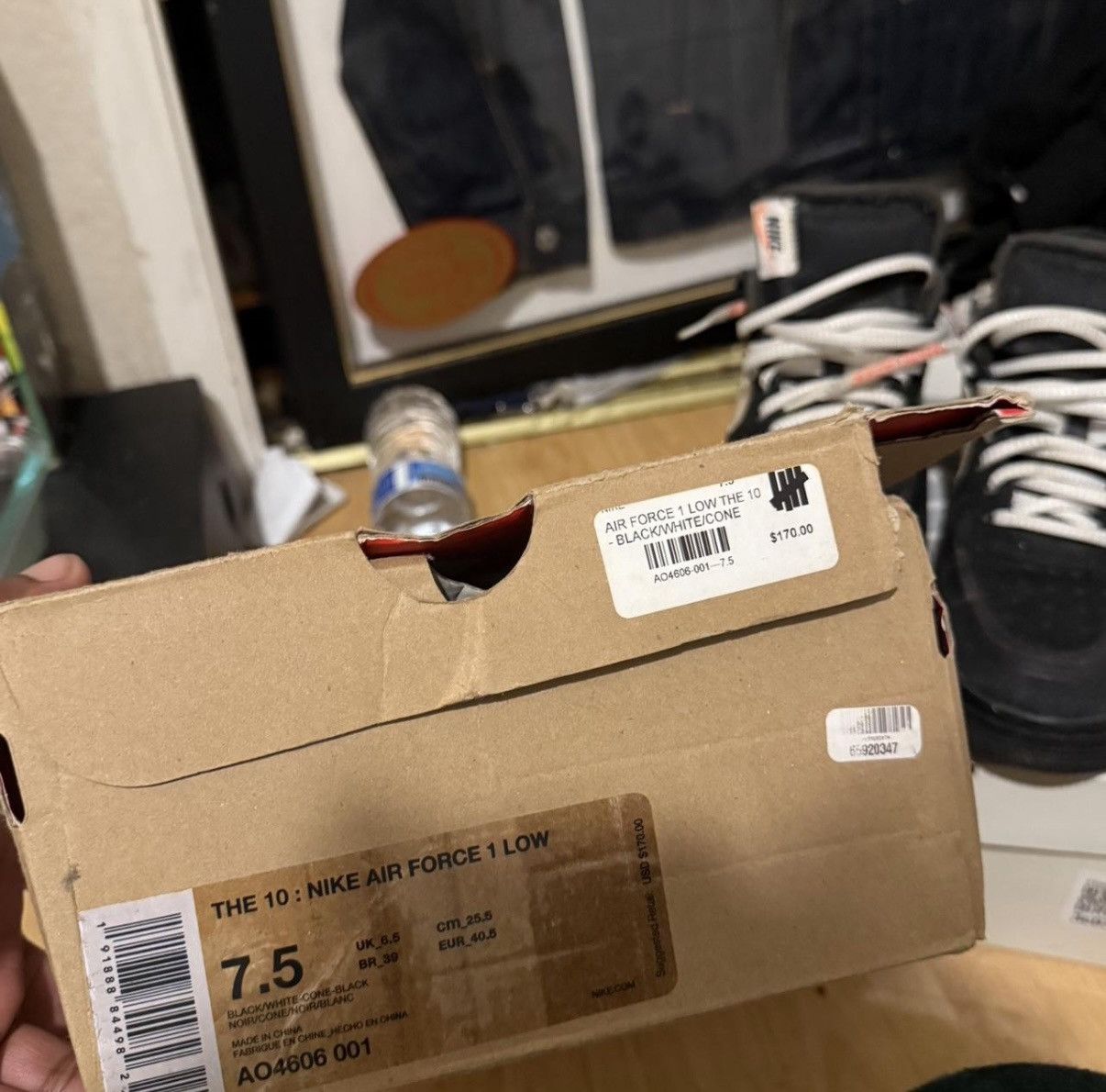 Nike × Off-White 2018 Off-White x Air Force 1 Low 'Black' “the ten” Size US 7.5 / EU 40-41 - 8 Thumbnail