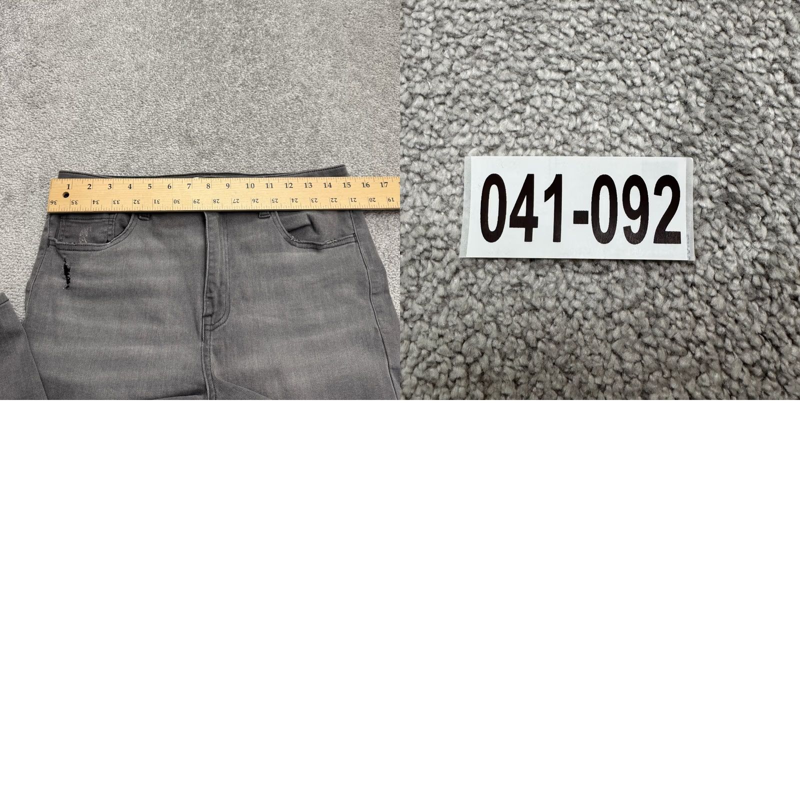 Pistola Pistola Arianna High Rise Distressed Skinny Denim Jeans Womens 31 Gray Brand Pistola Size 24" / US 00 / IT 34 - 10 Thumbnail
