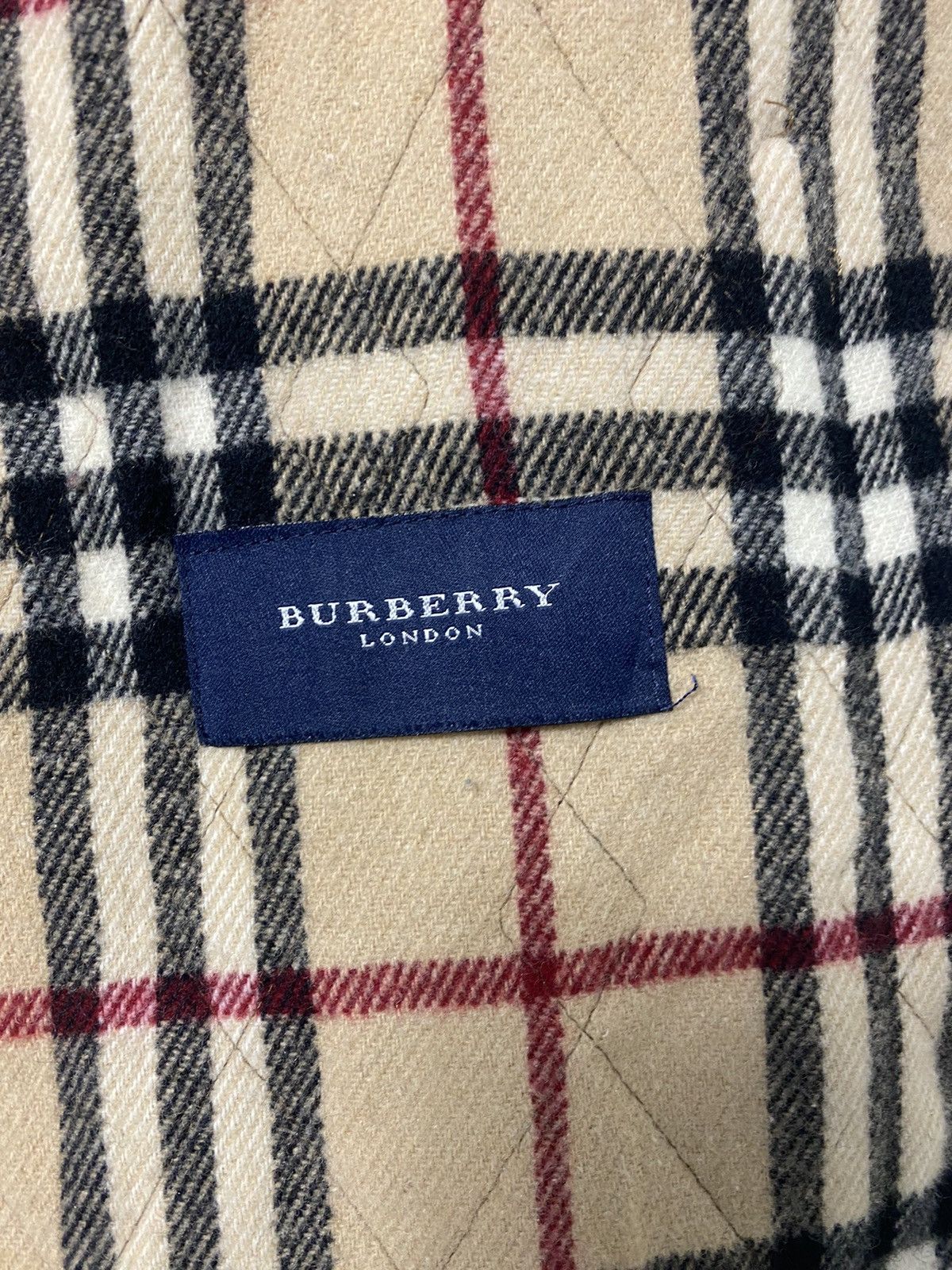 Burberry Burberry Novacheck Wool Jacket Quilted Size US L / EU 52-54 / 3 - 4 Thumbnail