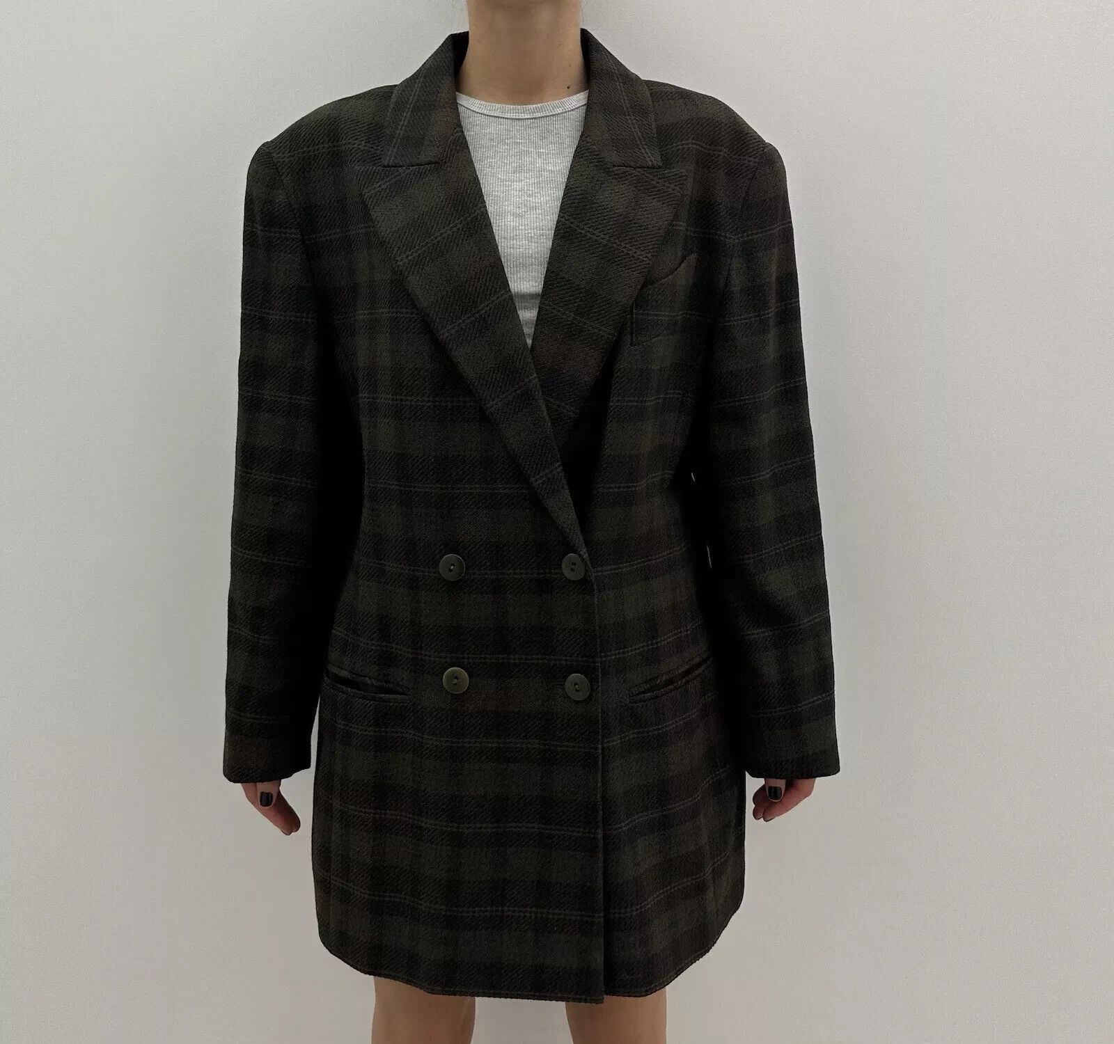 Karl Lagerfeld Vintage KL by Karl Lagerfeld Double Breast Blazer Jacket Size L / US 10 / IT 46 - 4 Thumbnail