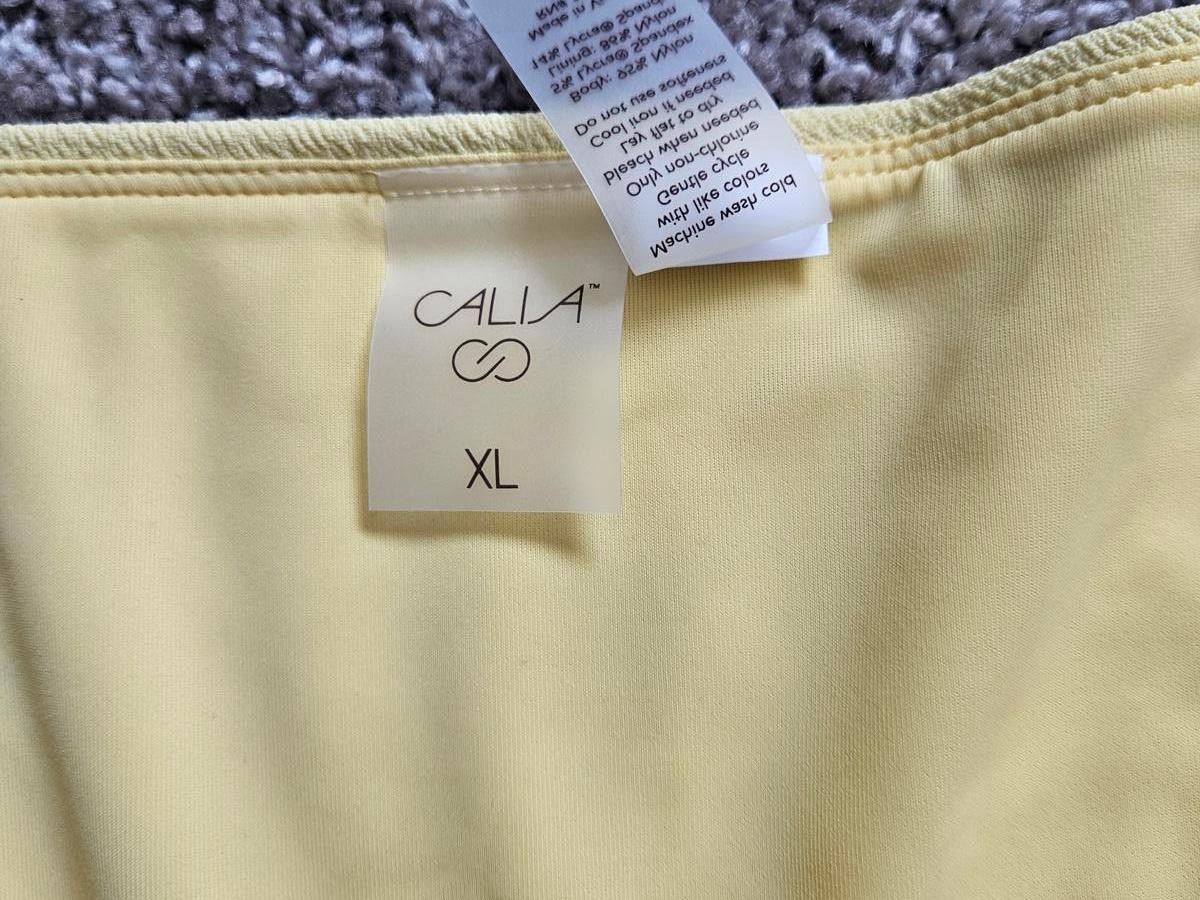 Designer Nwt Calia Women's XL Yellow Bikini Bottom Size ONE SIZE - 4 Thumbnail