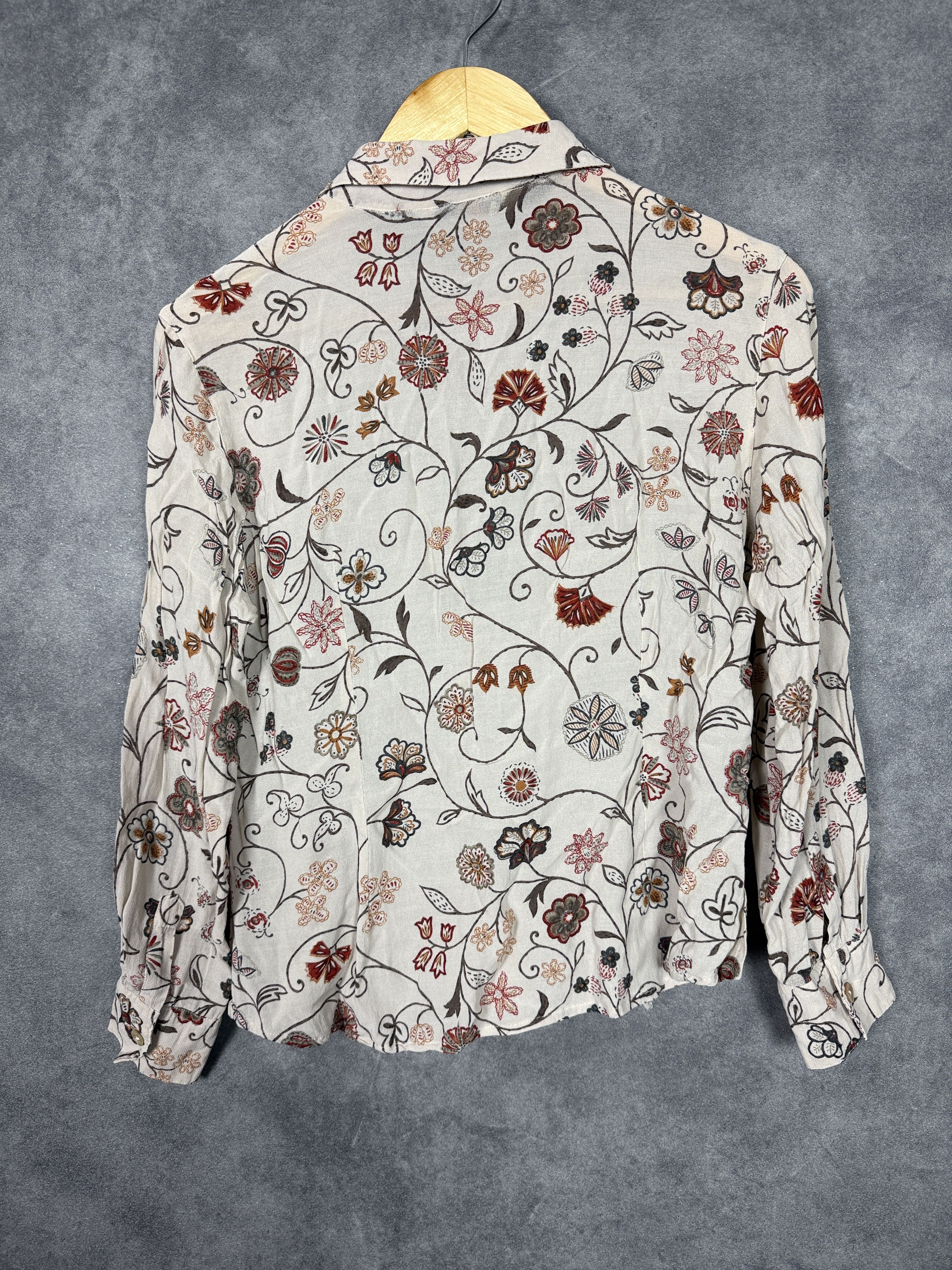Aquascutum Aquascutum of London women’s viscose floral pattern pearl Size L / US 10 / IT 46 - 5 Thumbnail