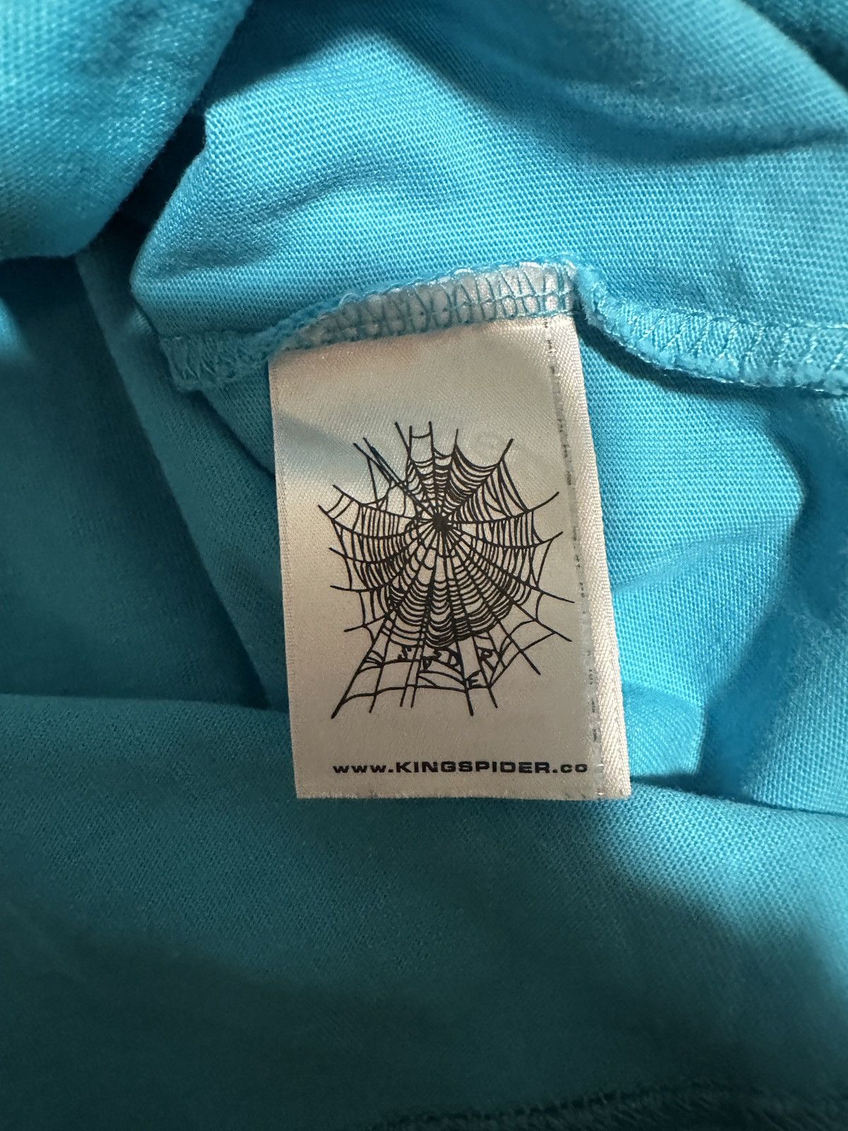 Sp5der Spider Worldwide Beluga LS Tee “Ocean Blue” Size US L / EU 52-54 / 3 - 9 Thumbnail