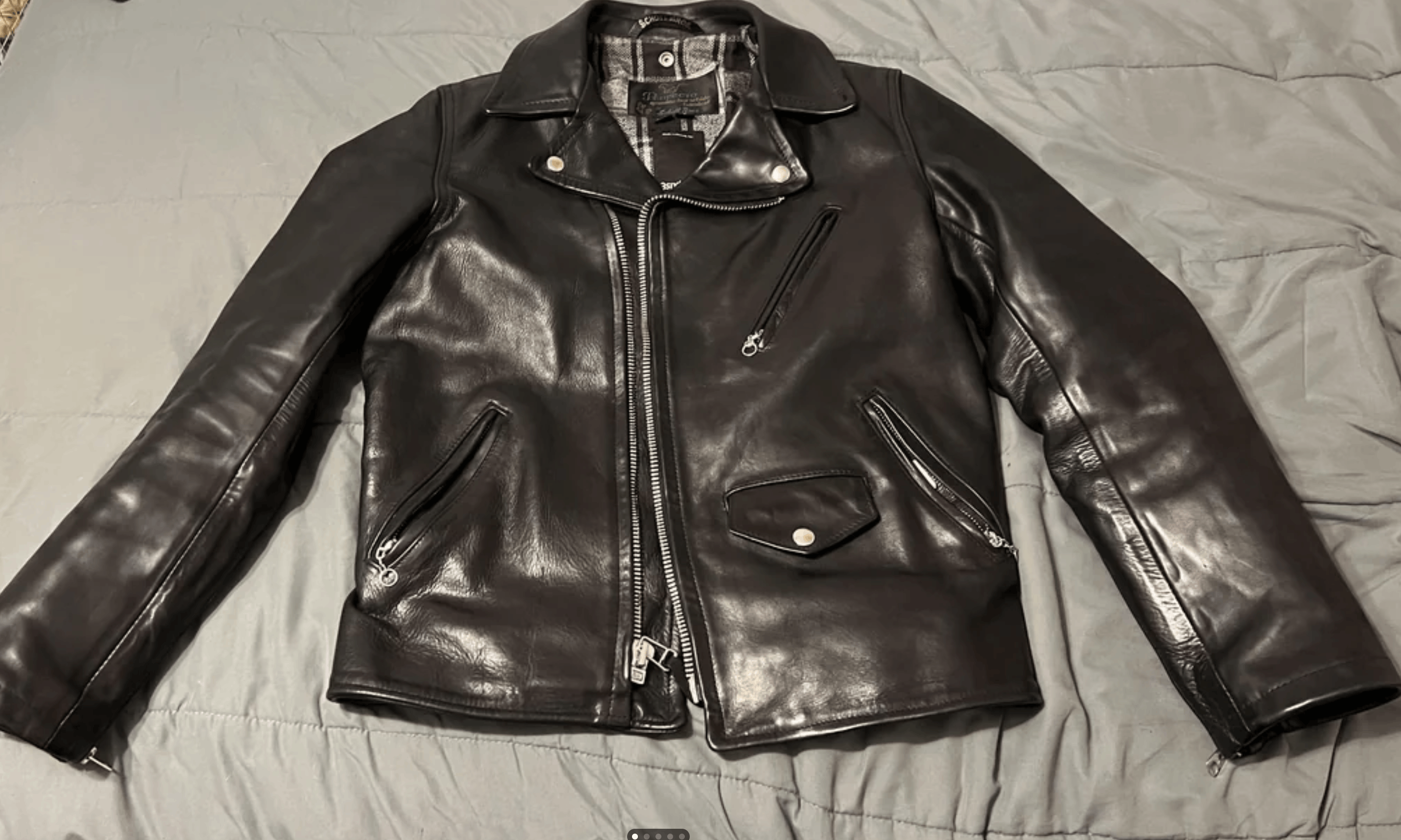 3sixteen × Schott Schott x 3sixteen Horsehide Teacore Perfecto Size US XS / EU 42 / 0 - 1 Thumbnail