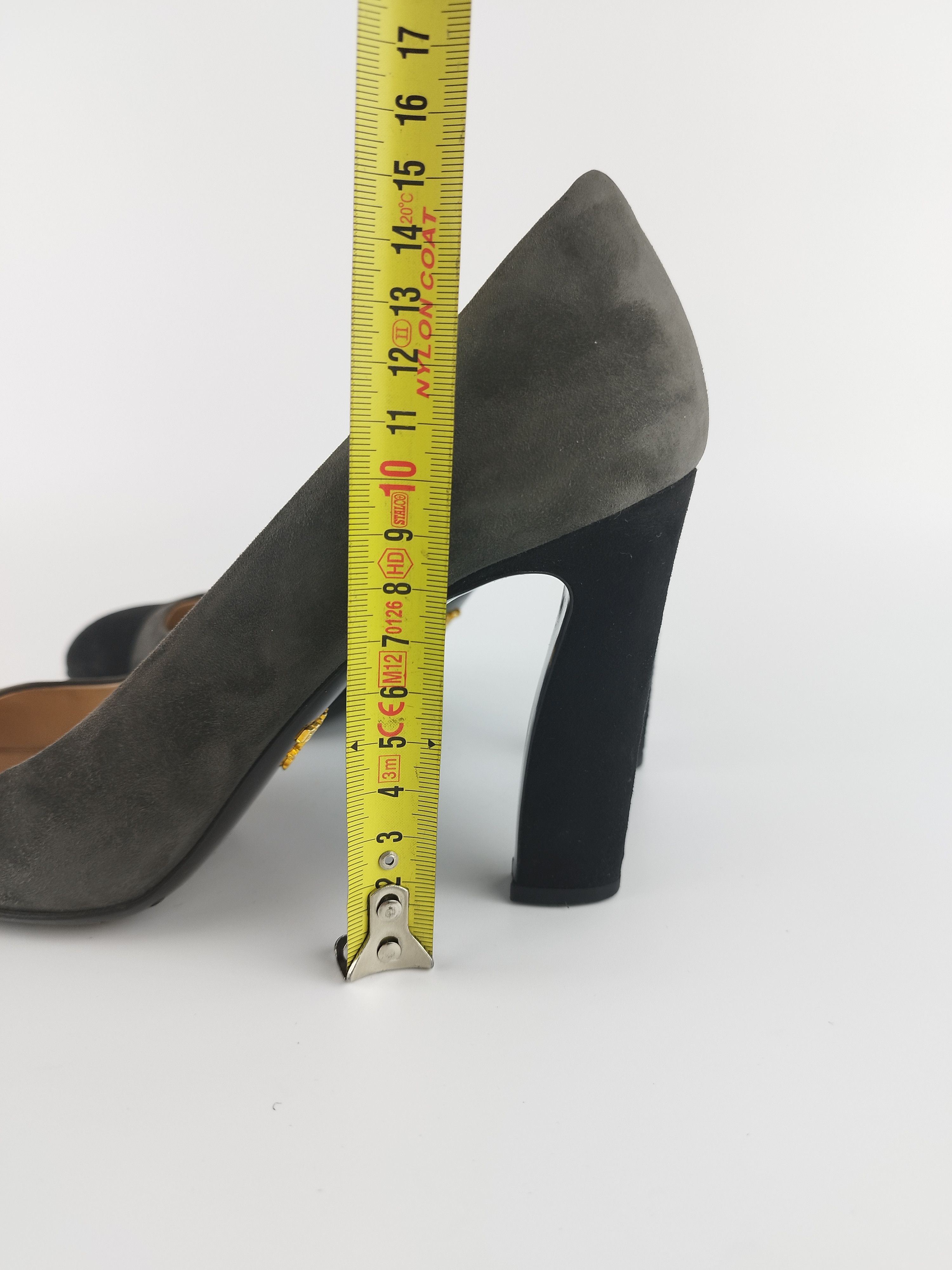Prada Prada Suede two color high heels pumps Size US 6.5 / EU 39-40 - 14 Thumbnail