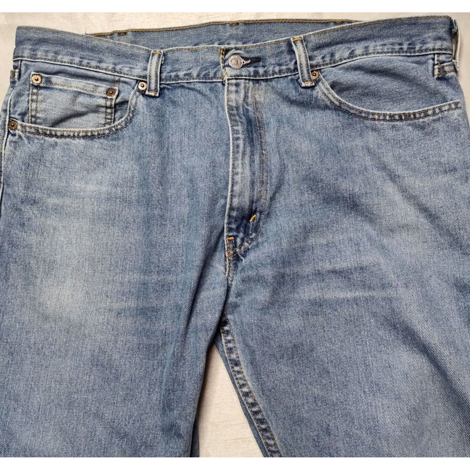 Levi's VTG Levi's 505 Jeans Men 38X30 Regular Denim Straight Leg 100% Cotton Blue Jeans Mens Regular Fit Vintage 505 Model Polo? Size US 38 / EU 54 - 5 Thumbnail