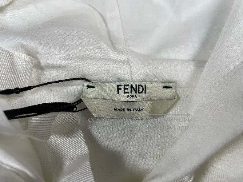 Fendi Fendi Sequined Letter Hoodie Size S / US 4 / IT 40 - 4 Thumbnail