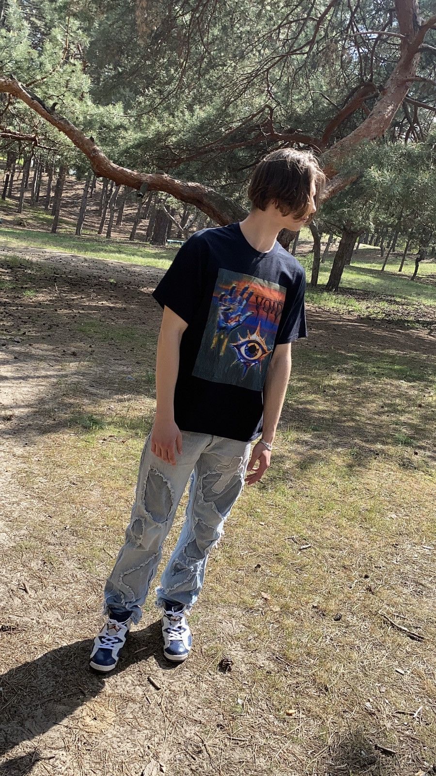Other T-shirt ‘VOID’ black by XWave Size US XL / EU 56 / 4 - 6 Thumbnail