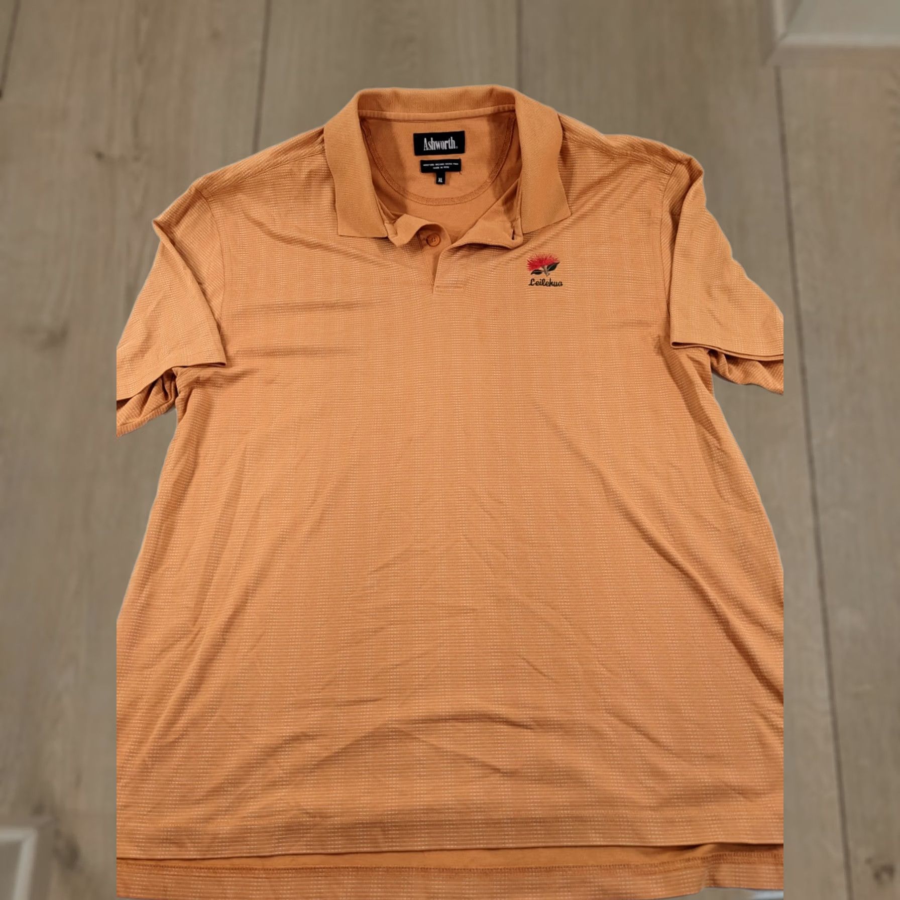 Vintage Ashworth Mens Moisture Wicking XL Orange Polo Shirt Golf Club Size US XL / EU 56 / 4 - 1 Thumbnail