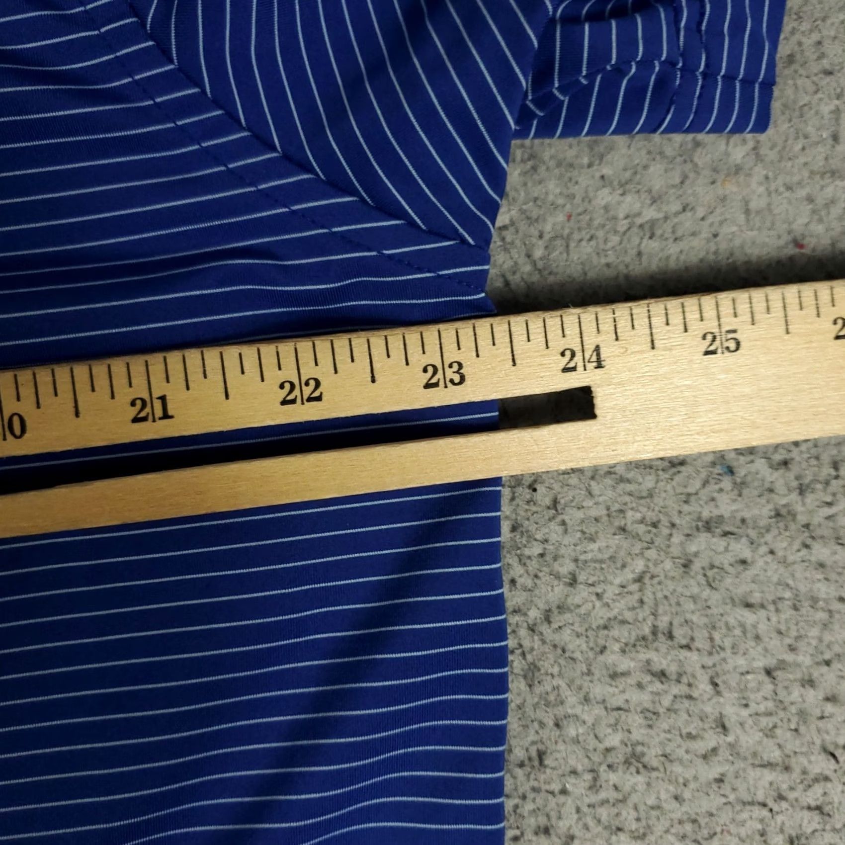 Vintage Donald Ross Polo Shirt Mens Large Blue Striped Golf Short Sleeve Polo Shirt Mens L Blue Striped Golf Short Sleeve Donald Ross Size US L / EU 52-54 / 3 - 7 Thumbnail