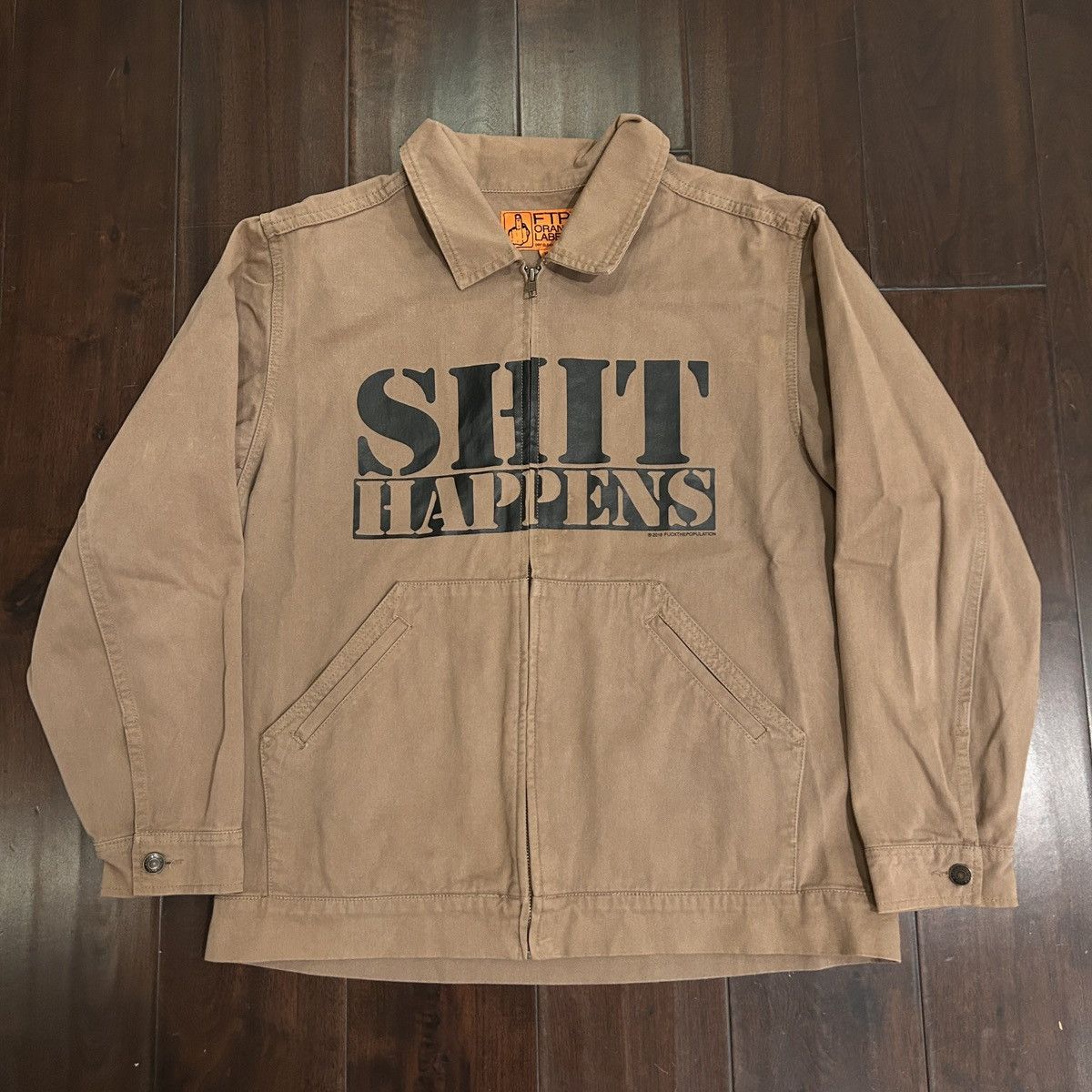 Fuck The Population FTP SHIT HAPPENS JACKET | Grailed