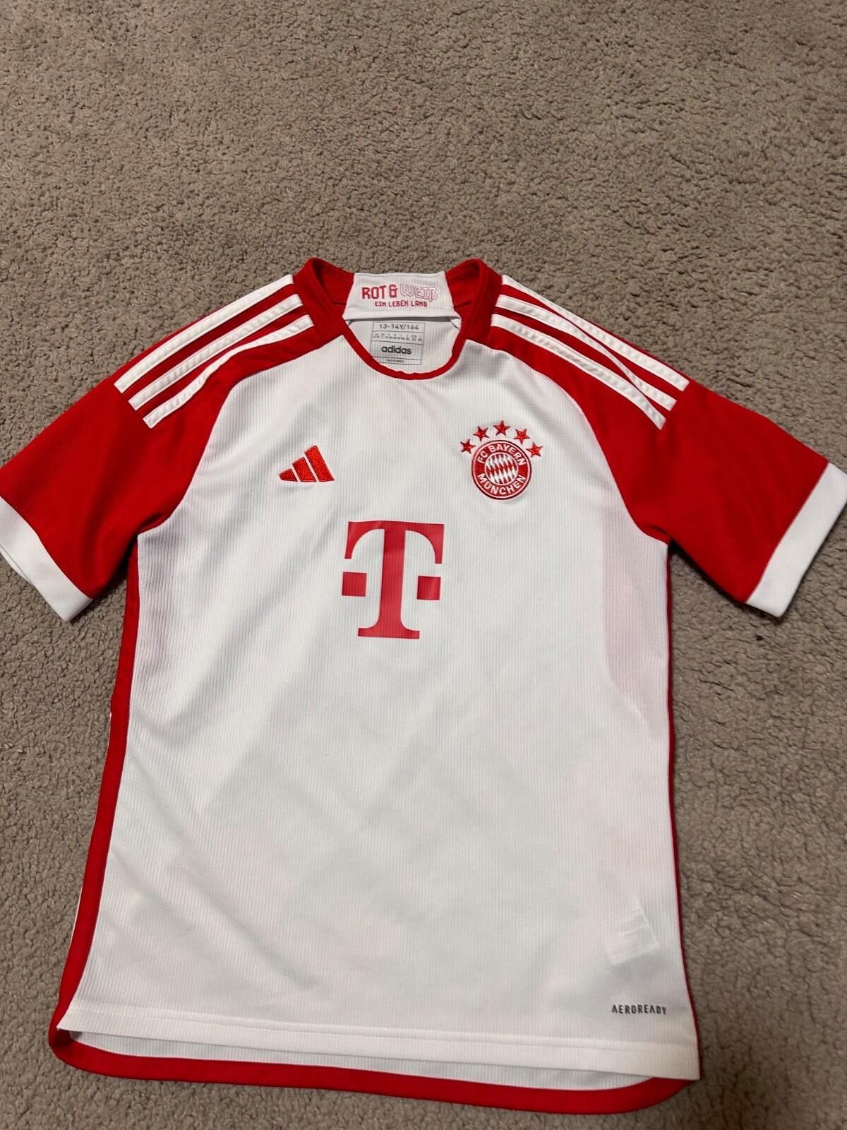 Adidas 2023 Adidas Bayern Munich Soccer Jersey 13/14Y Boys Kane #9 Size US XXS / EU 40 - 3 Thumbnail