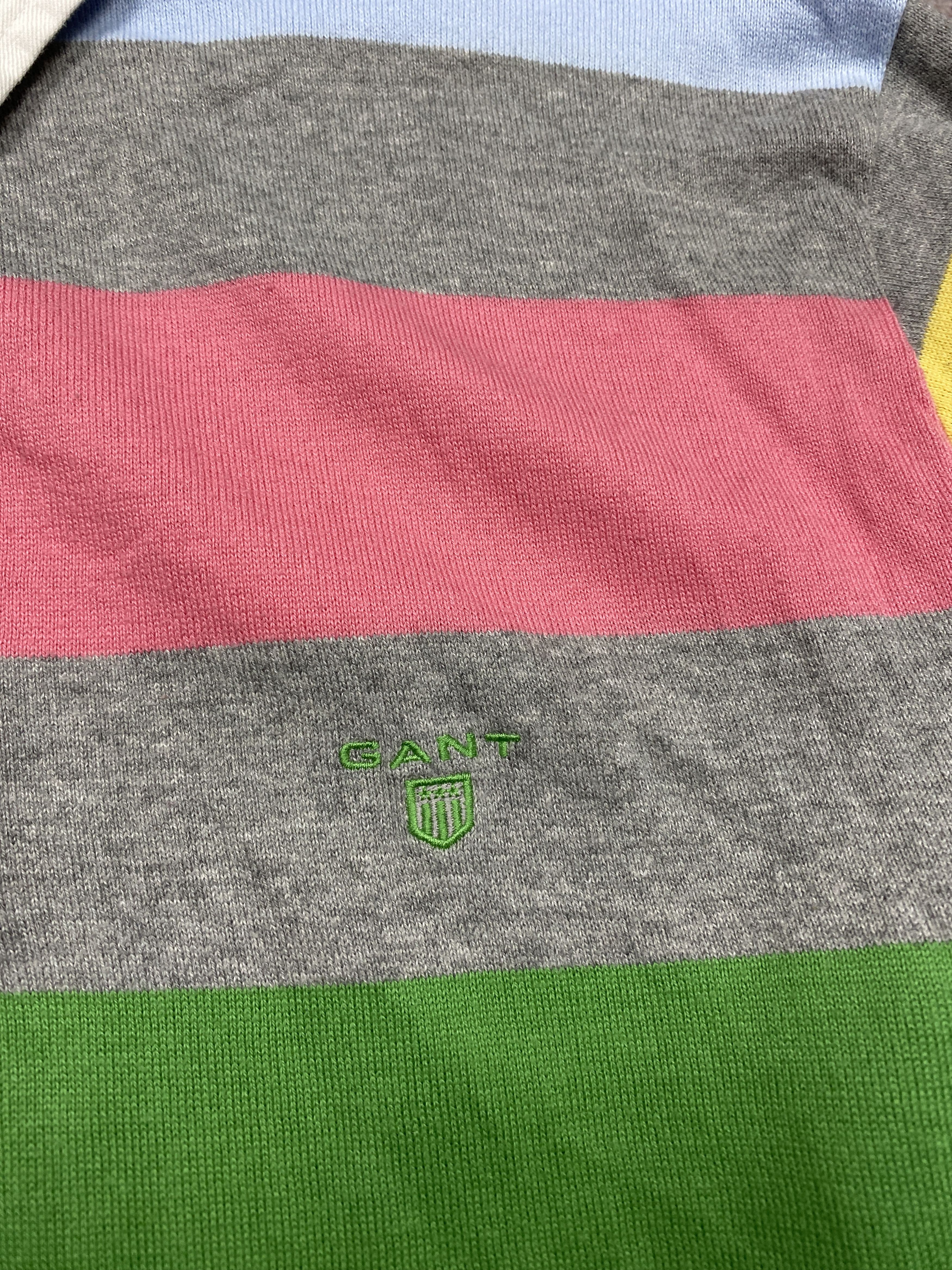 Gant × Vintage Gant Vintage Mens Rugby Long Sleeve Polo Shirt Size US XL / EU 56 / 4 - 3 Thumbnail