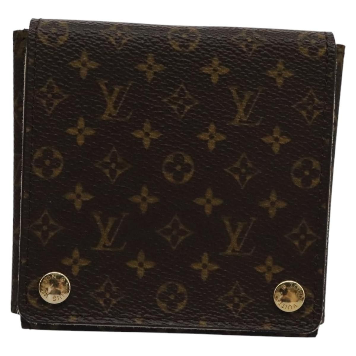 Louis Vuitton Jewelry Case Brown Canvas Wallet (Pre-Owned) Size ONE SIZE - 1 Thumbnail