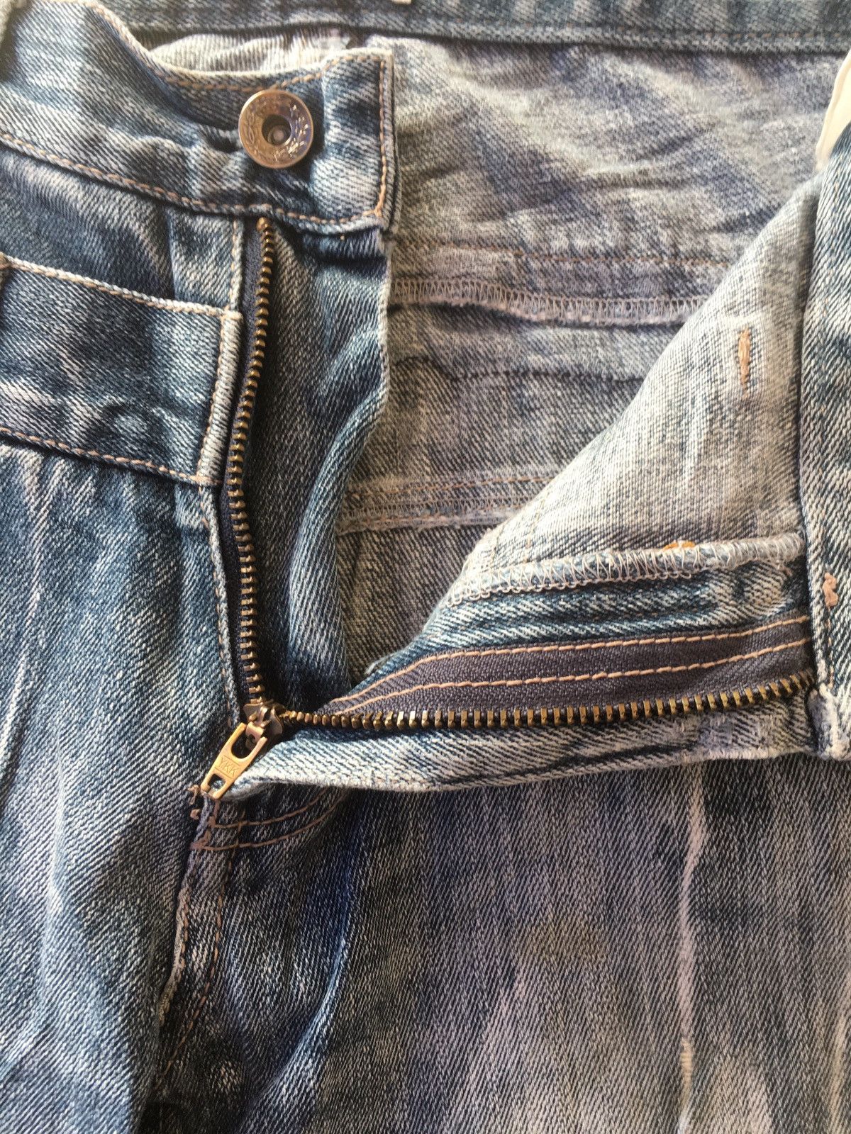 Japanese Brand Nylaus jeans double waist Size US 30 / EU 46 - 5 Thumbnail