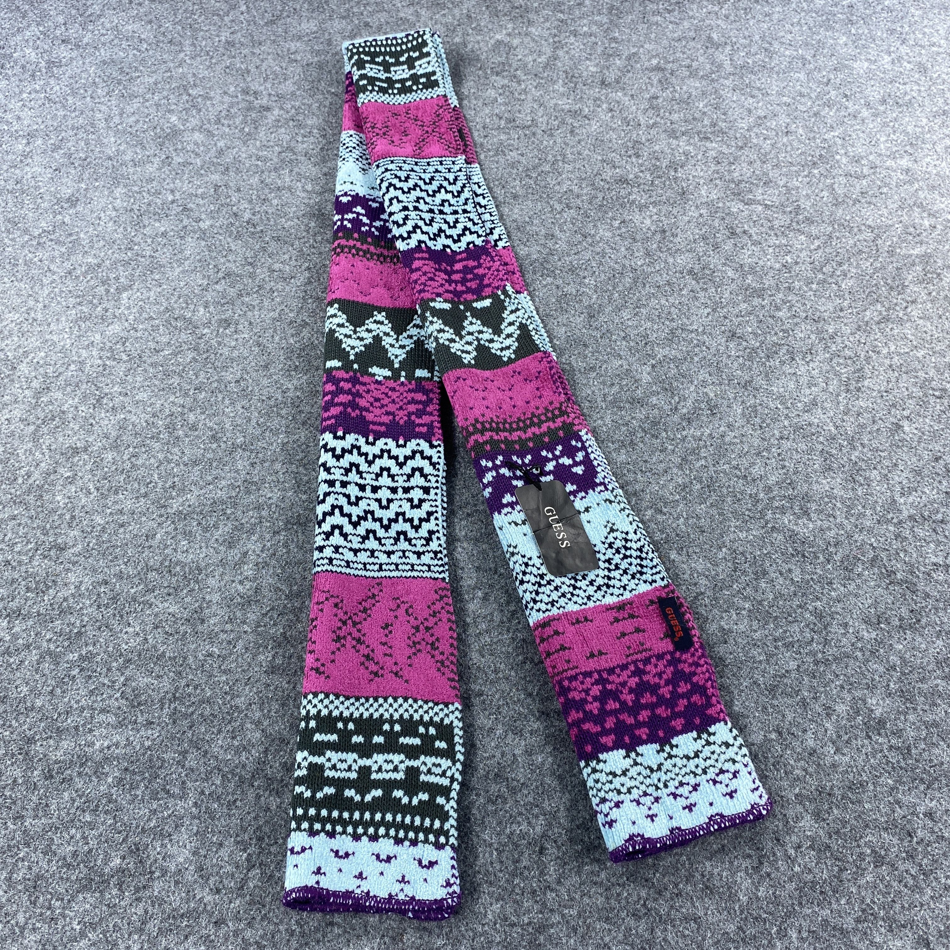 Guess × Vintage GF10447 Guess Scarf Neck Wear Muffler Nova Check Size ONE SIZE - 1 Thumbnail